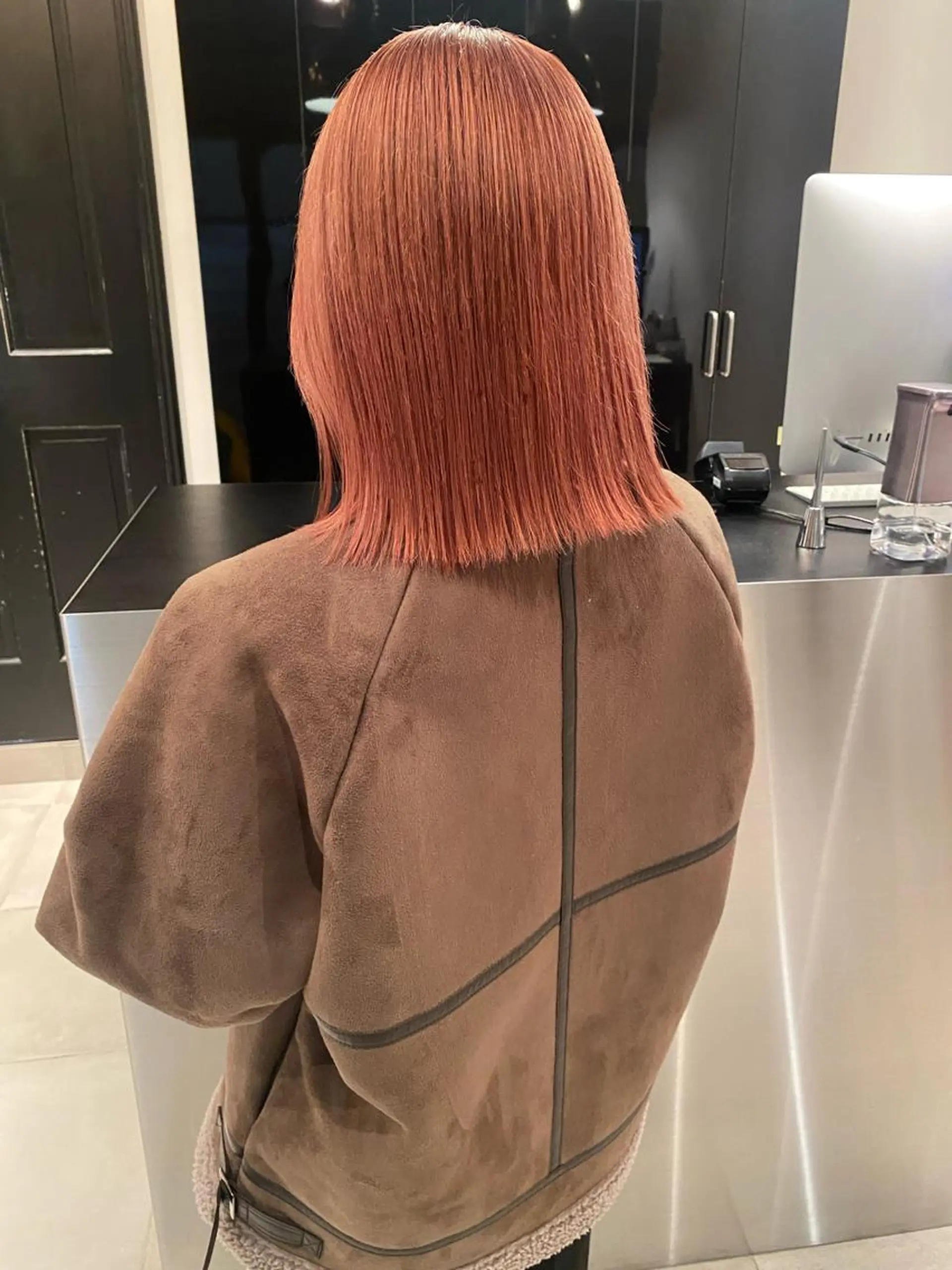 ミディアム カラー ヘアカラー riria/ボブ /ブラウンカラー🎀のヘアスタイル