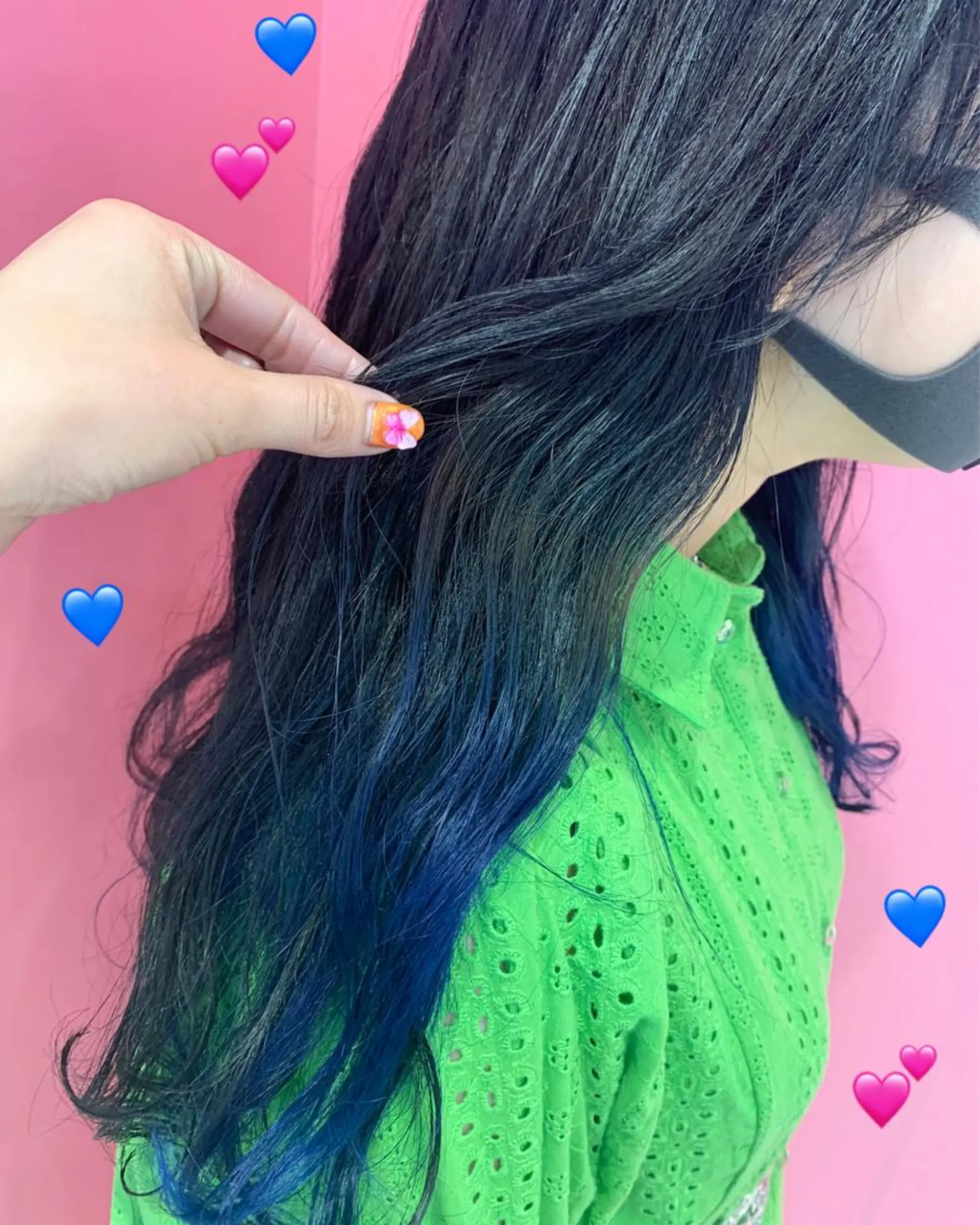 ロング カラー ブリーチ ダブルカラー グラデーションカラー グレージュ インナーカラー EMANON新宿東口所属・新宿駅近♡個室 ♡関口三都季🌜のヘアスタイル