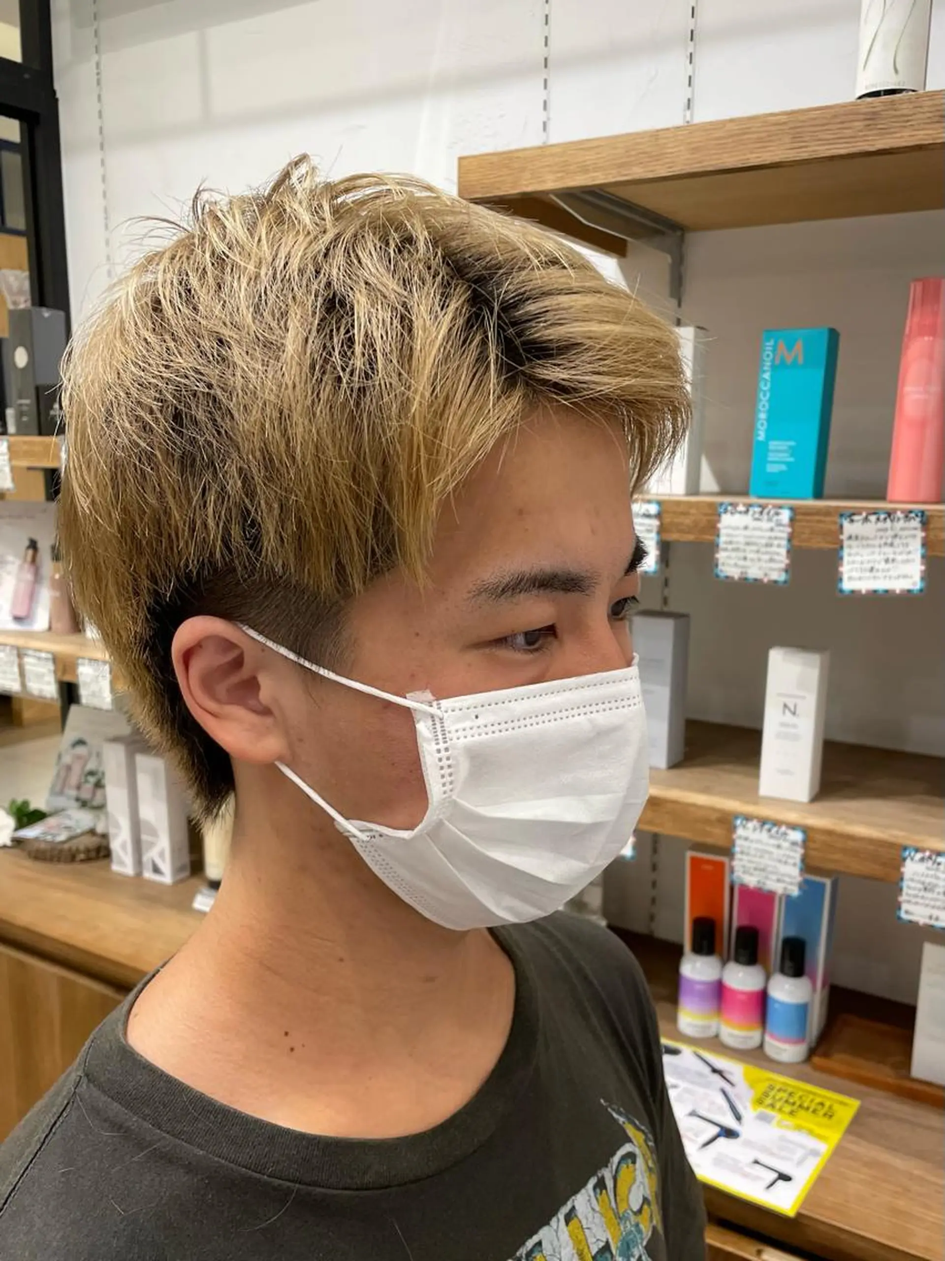 ショート メンズ OAK 学芸大学所属・秋葉萌　透明感カラー /レイヤー/ボブ♡のヘアスタイル