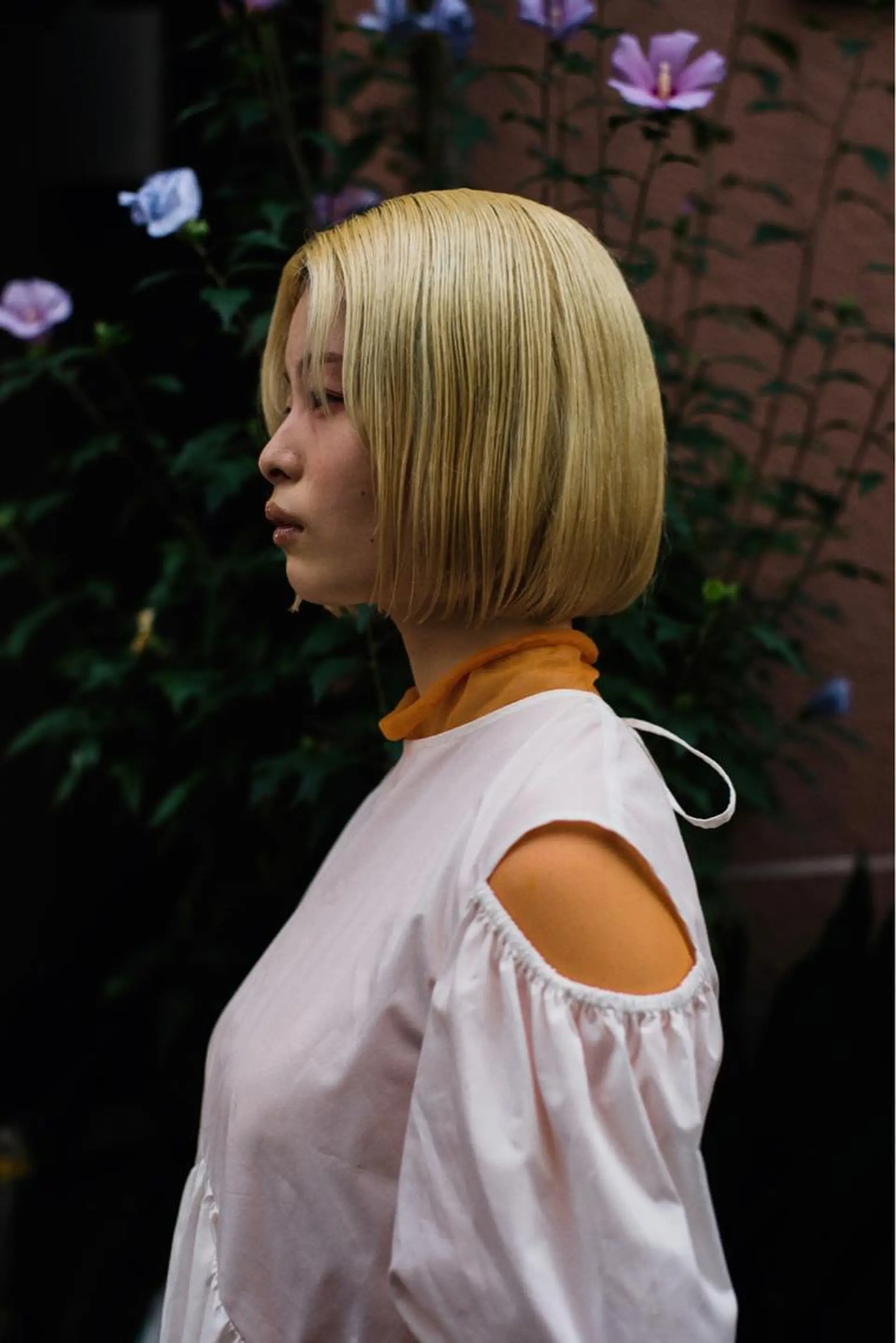 ショート カラー ブリーチ ボブ ショートヘア カット ヘアカラー トリートメント マツダテホノカ🌼 ボブ・ハイトーン🌼のヘアスタイル