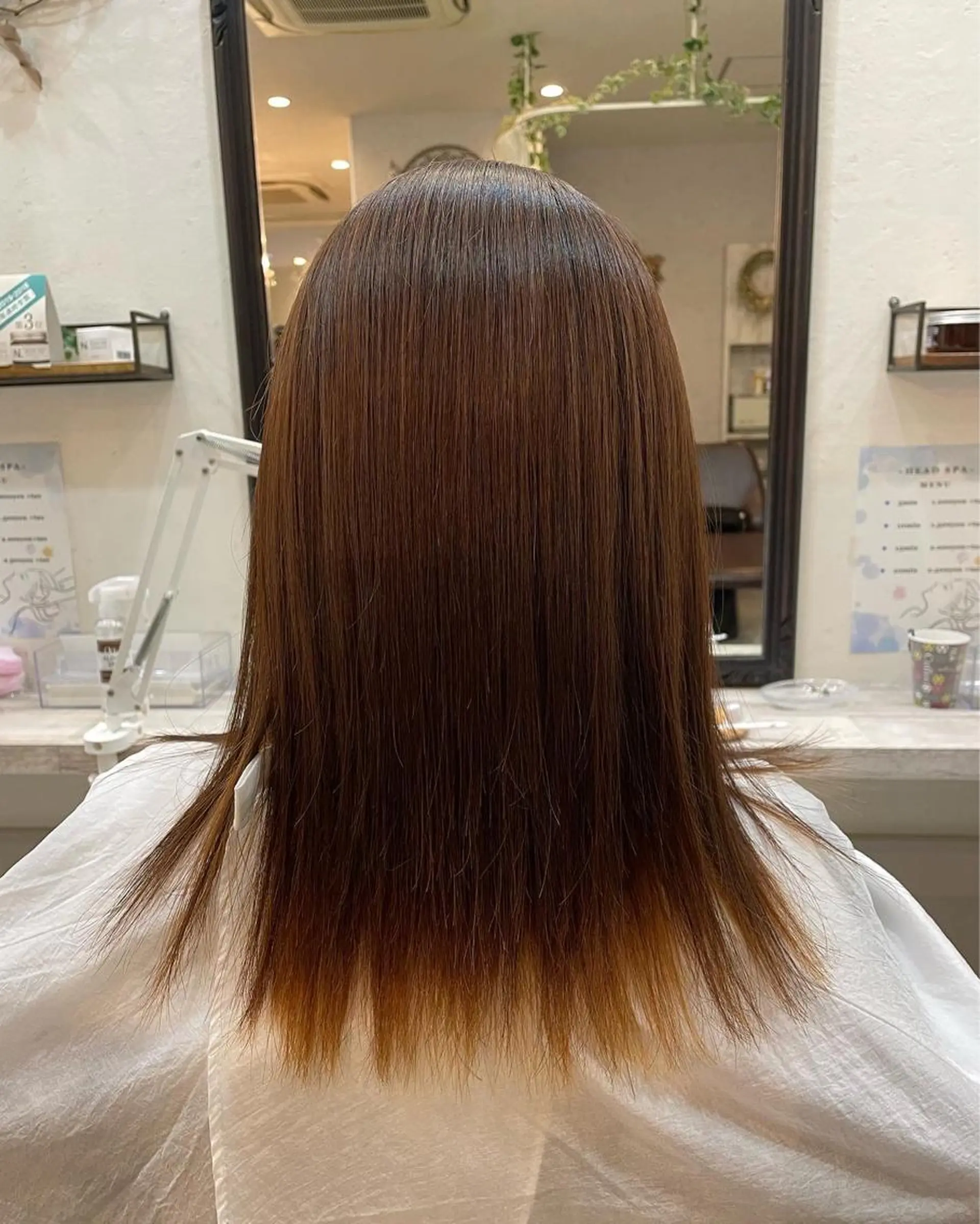 セミロング パーマ fleur所属・津田 あかねのヘアスタイル