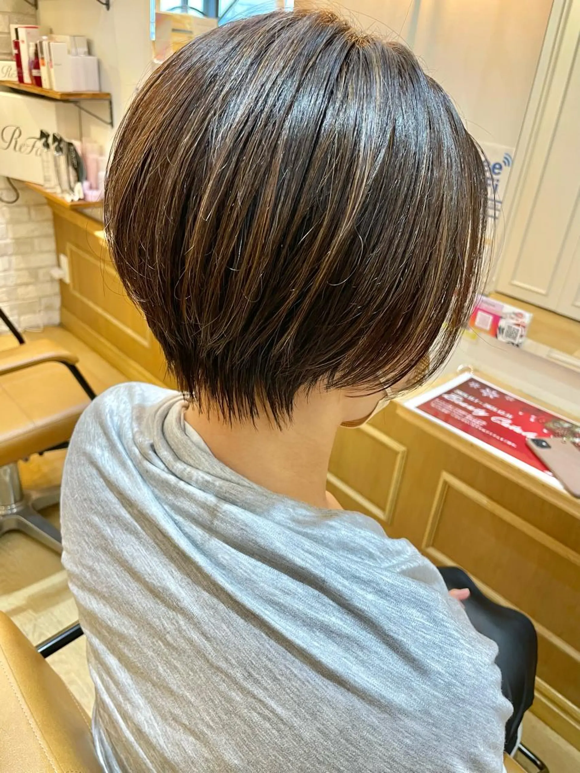 ショート カット ヘアカラー トリートメント ✨シルクストレート✨ 美髪髪質改善Yukiのヘアスタイル