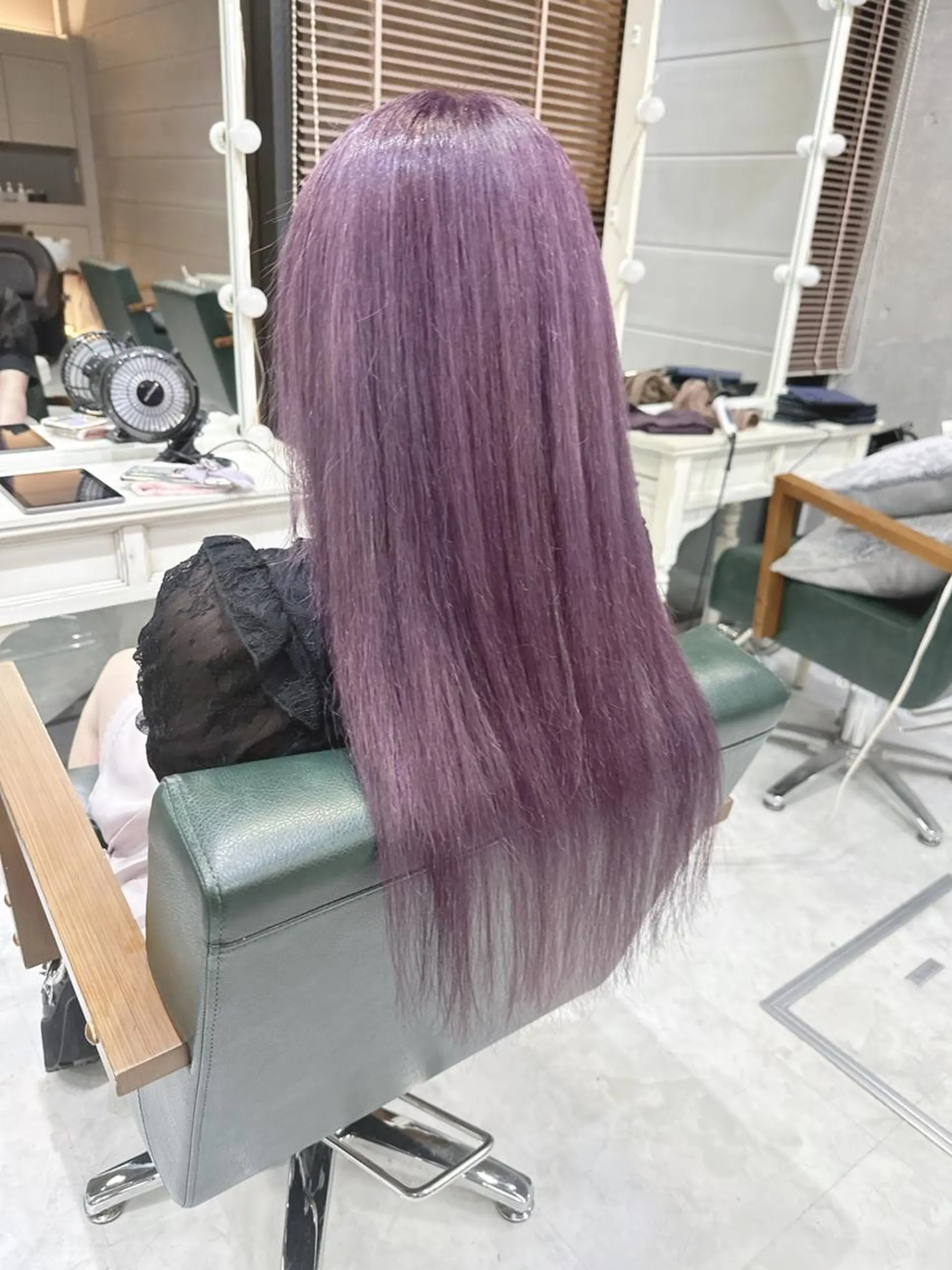 カラー ロング ラベンダーカラー ラベンダーピンク ピンクカラー モテ髪透明感❤️ デイズヘアカラーのヘアスタイル