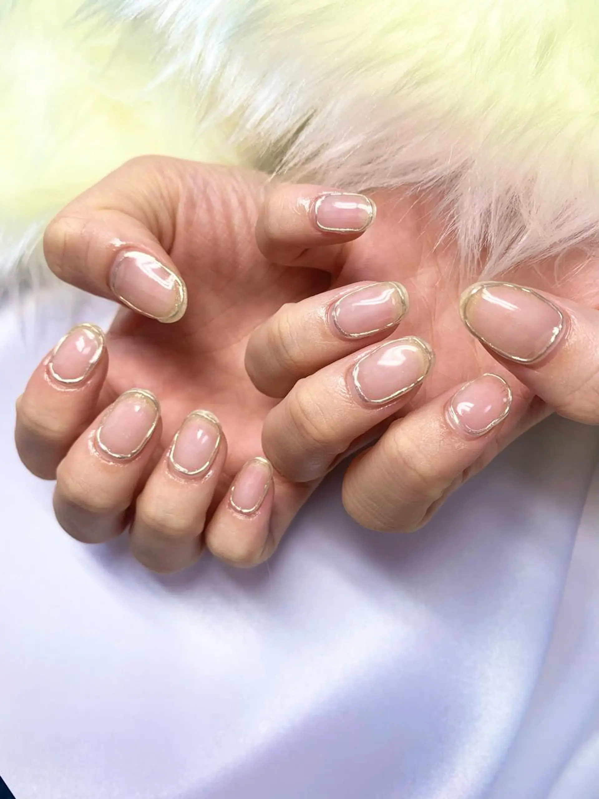 ネイル クリアネイル ミラーネイル 痩身/脱毛/ネイル HARUKAのエステ・リラクイメージ