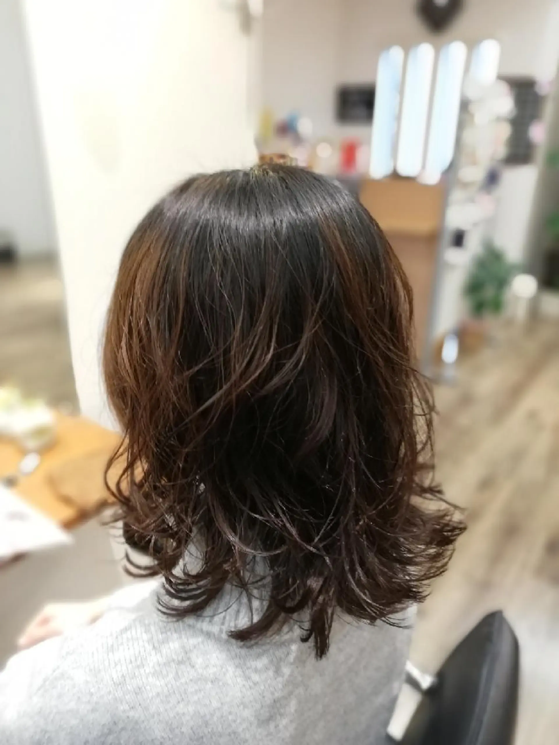 ミディアム パーマ 北林 弘展のヘアスタイル