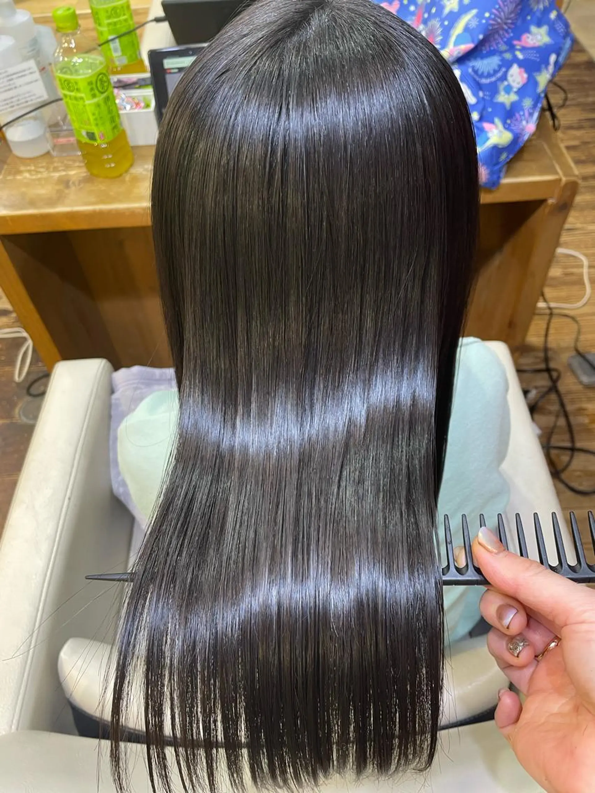 ミディアム 髪質改善 縮毛矯正 トリートメント brote所属・山木 裕子のヘアスタイル