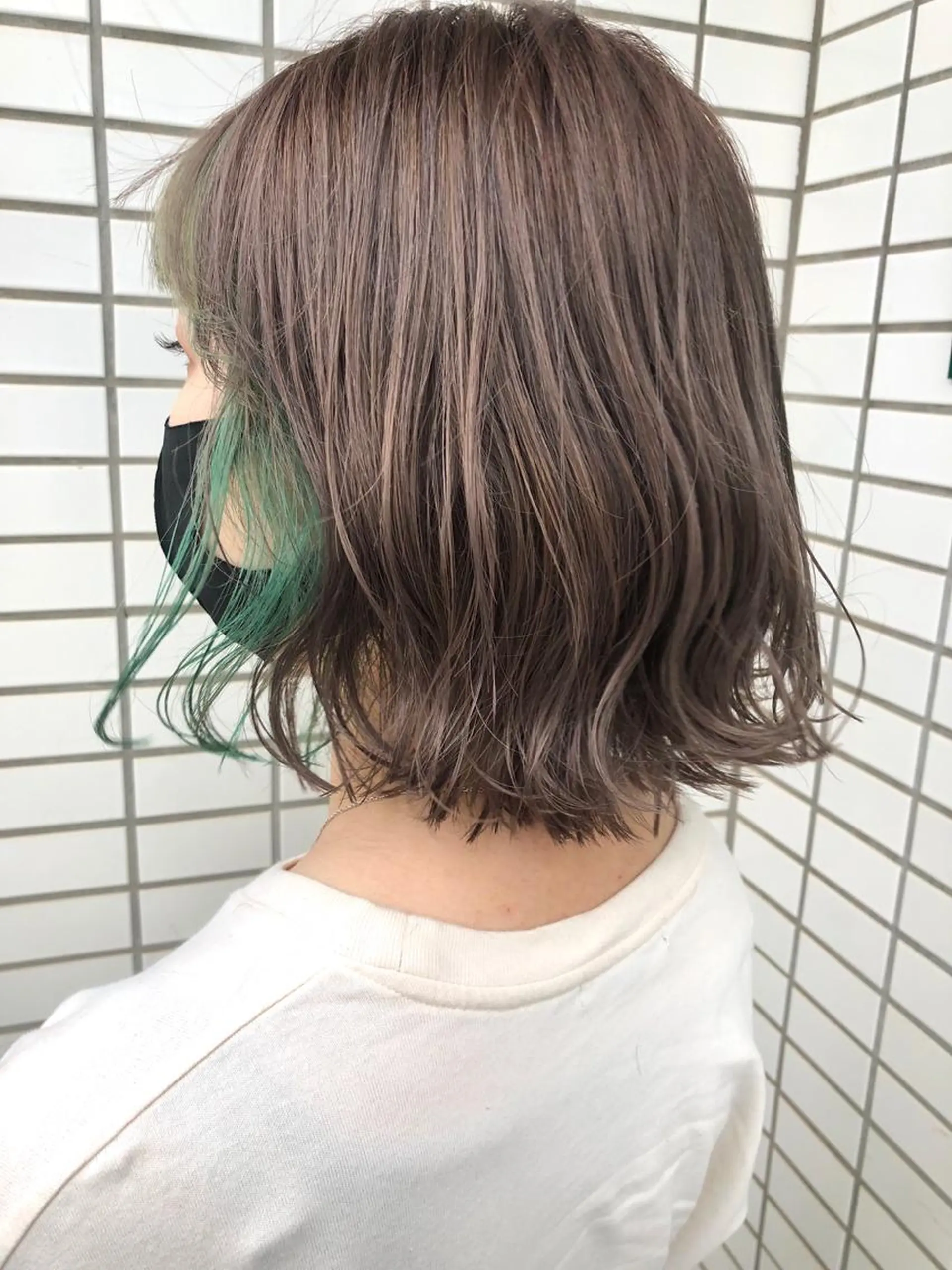 ミディアム 切りっぱなしボブ ボブ yoon所属・Kaede .のヘアスタイル