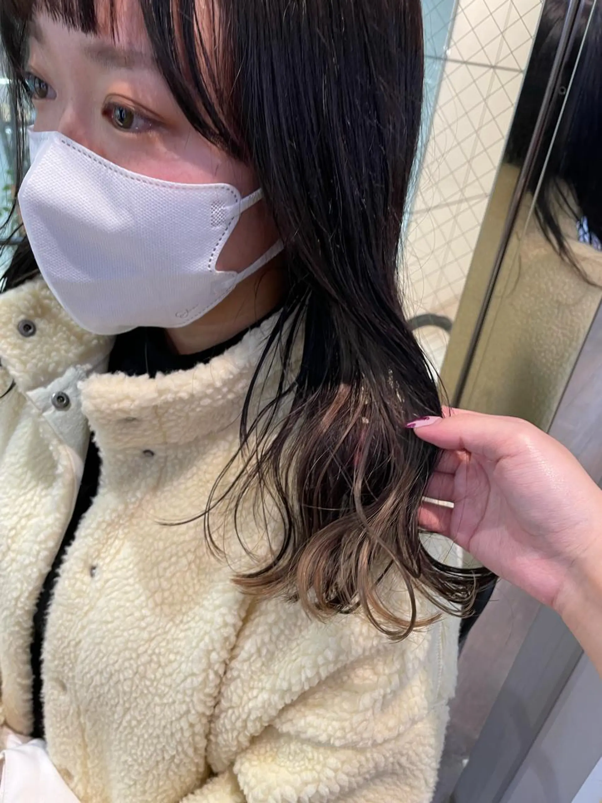 セミロング カラー ハイトーンカラー 学生 ヘアカラー メンズ/艶髪/カラー サクラ🌸のヘアスタイル