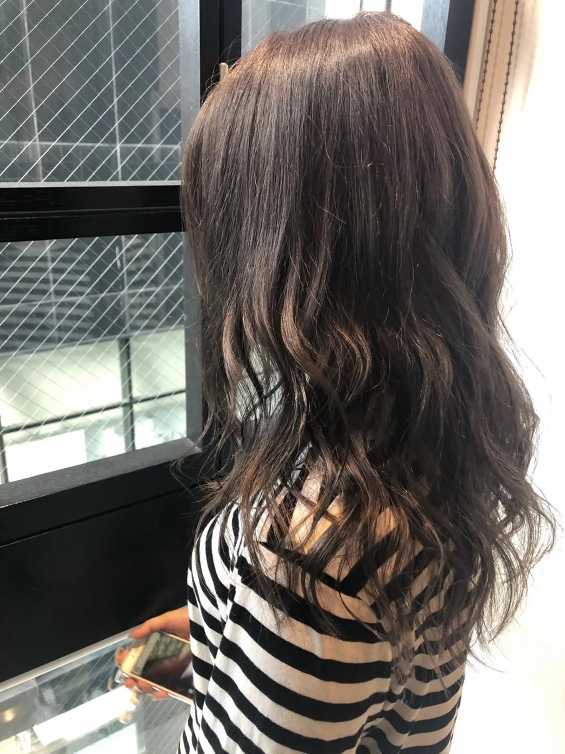 ロング カラー アッシュ ベージュカラー 女性リピ90%🍨 🩷佐藤みずきのヘアスタイル