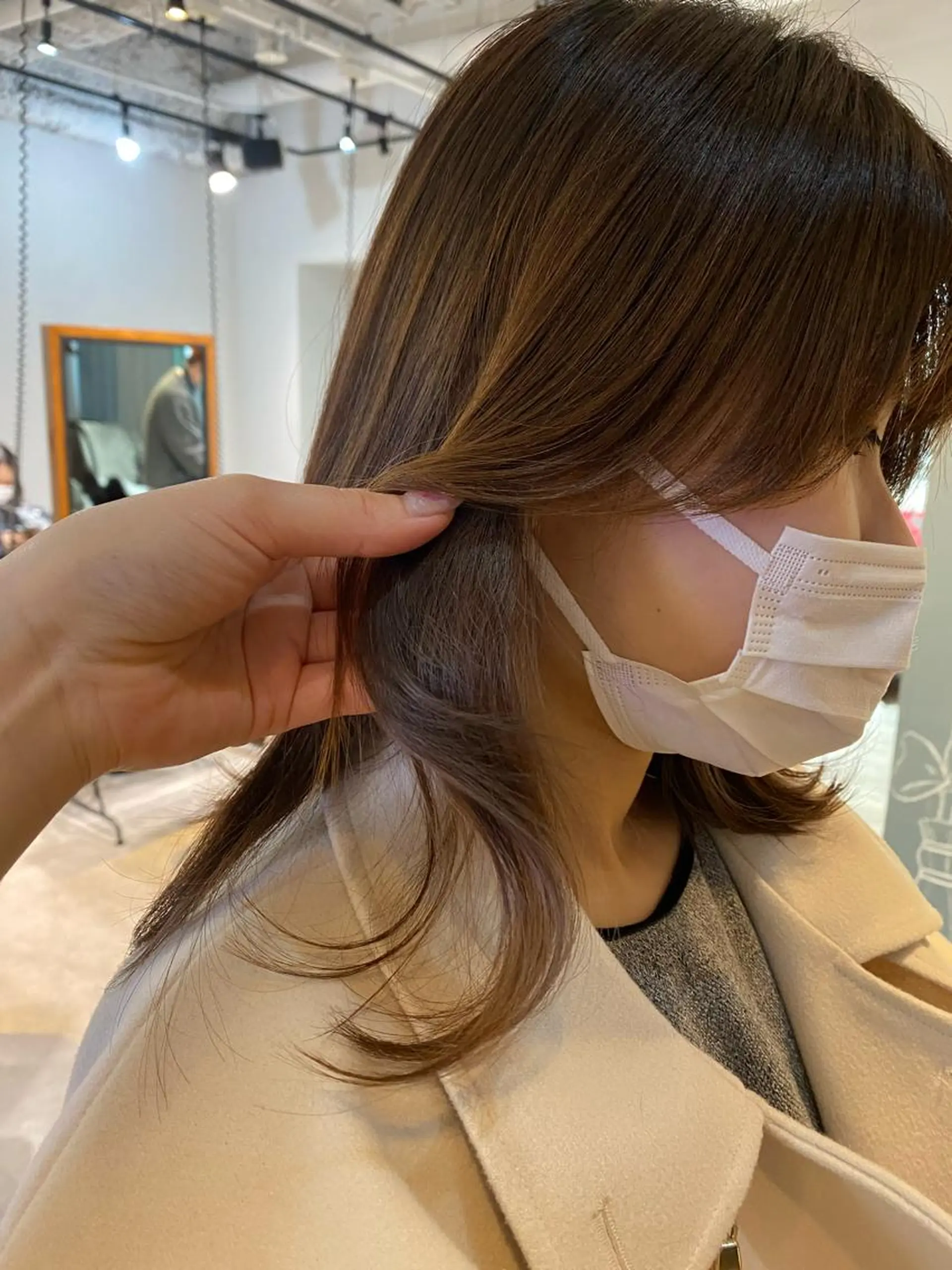 ミディアム GO TODAY SHAiRE SALON 原宿Stella店所属・𓍯柔らかhair 𓍯 yukinoのヘアスタイル