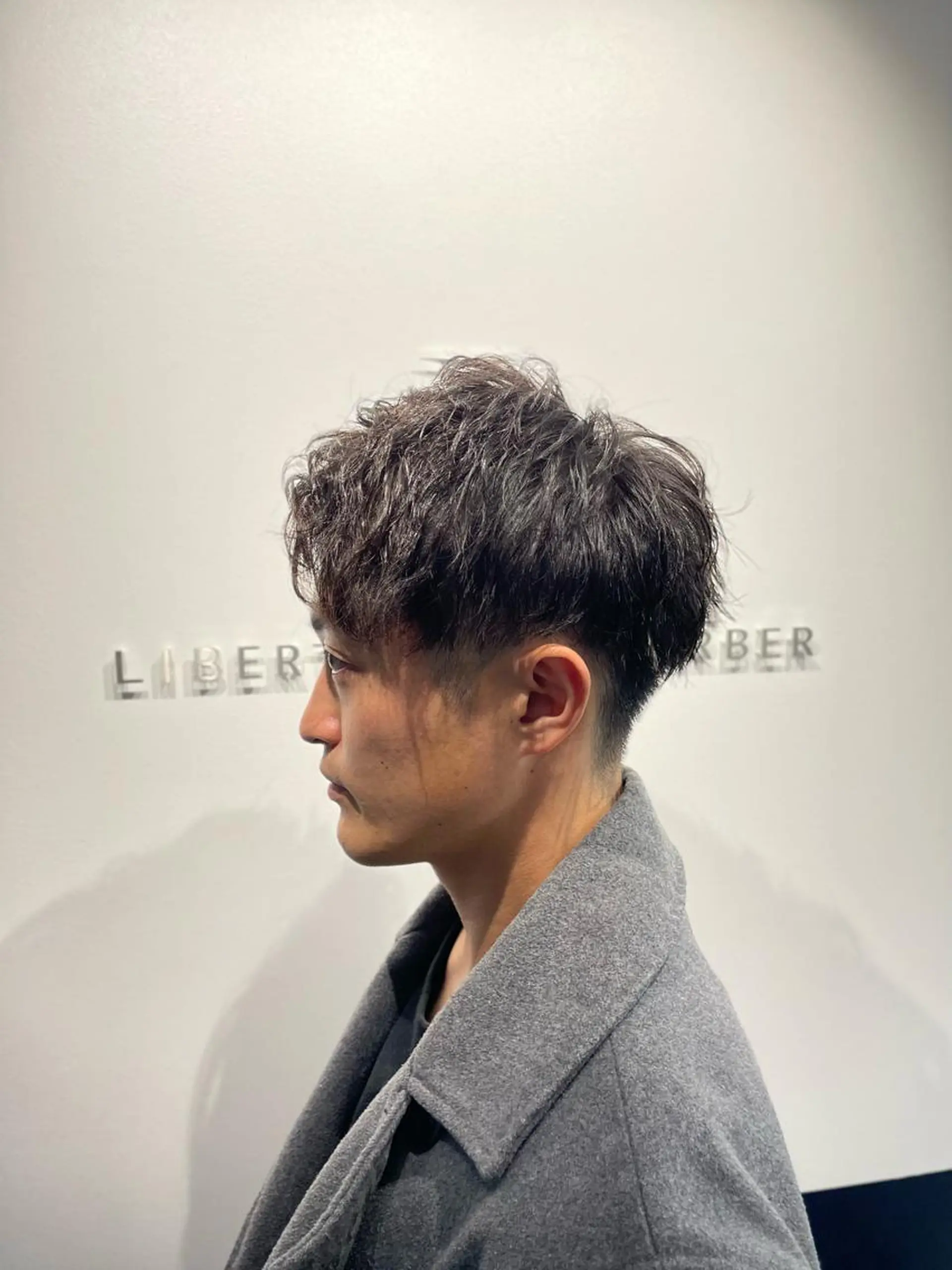 ショート パーマ メンズ カット パーマ 銀座メンズカット/ 銀座メンズパーマ/のヘアスタイル