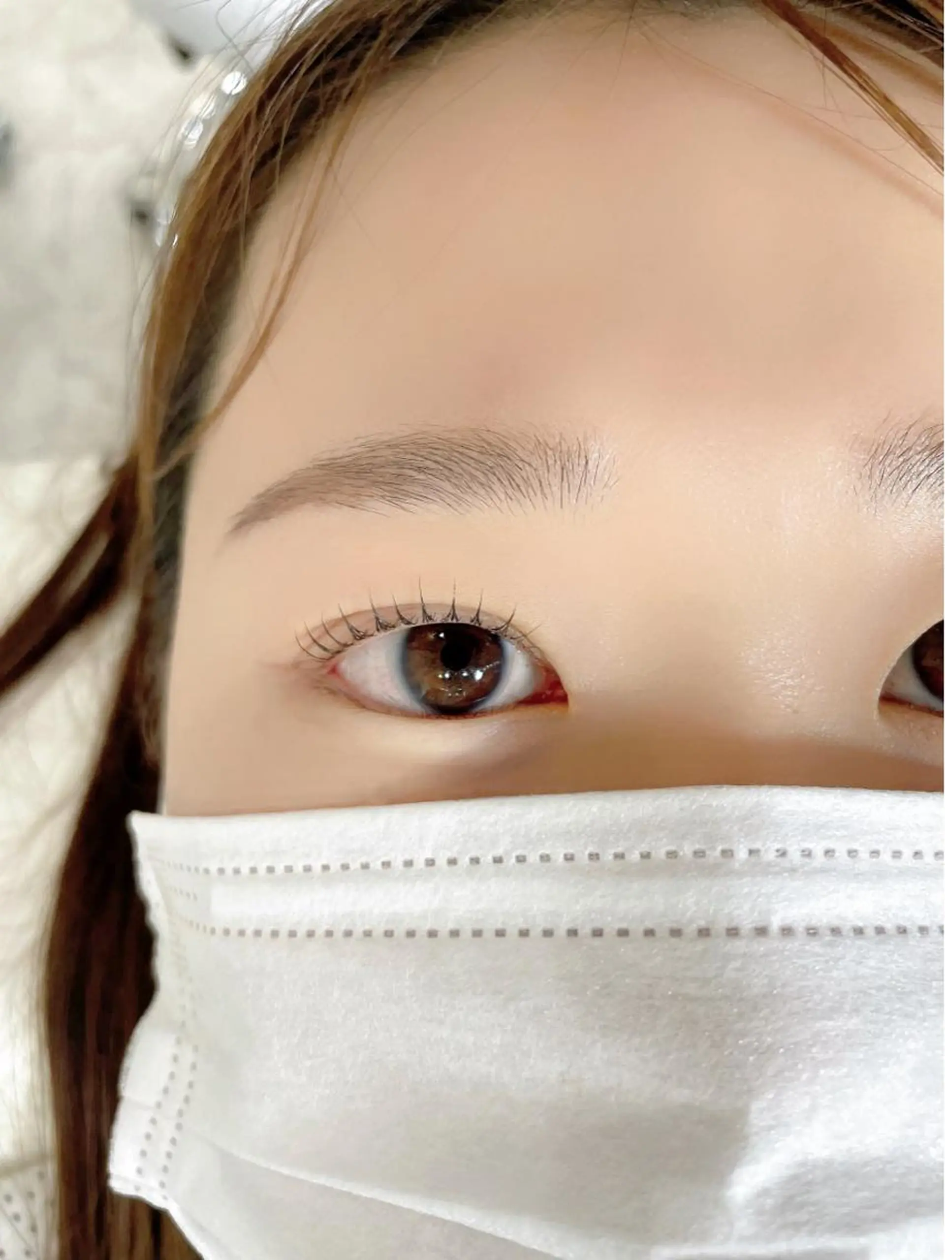 マツエク・マツパ 束感まつ毛 一重×まつ毛パーマ 🫧fein. 𝙖𝙣𝙣.🤍のマツエク・マツパデザイン