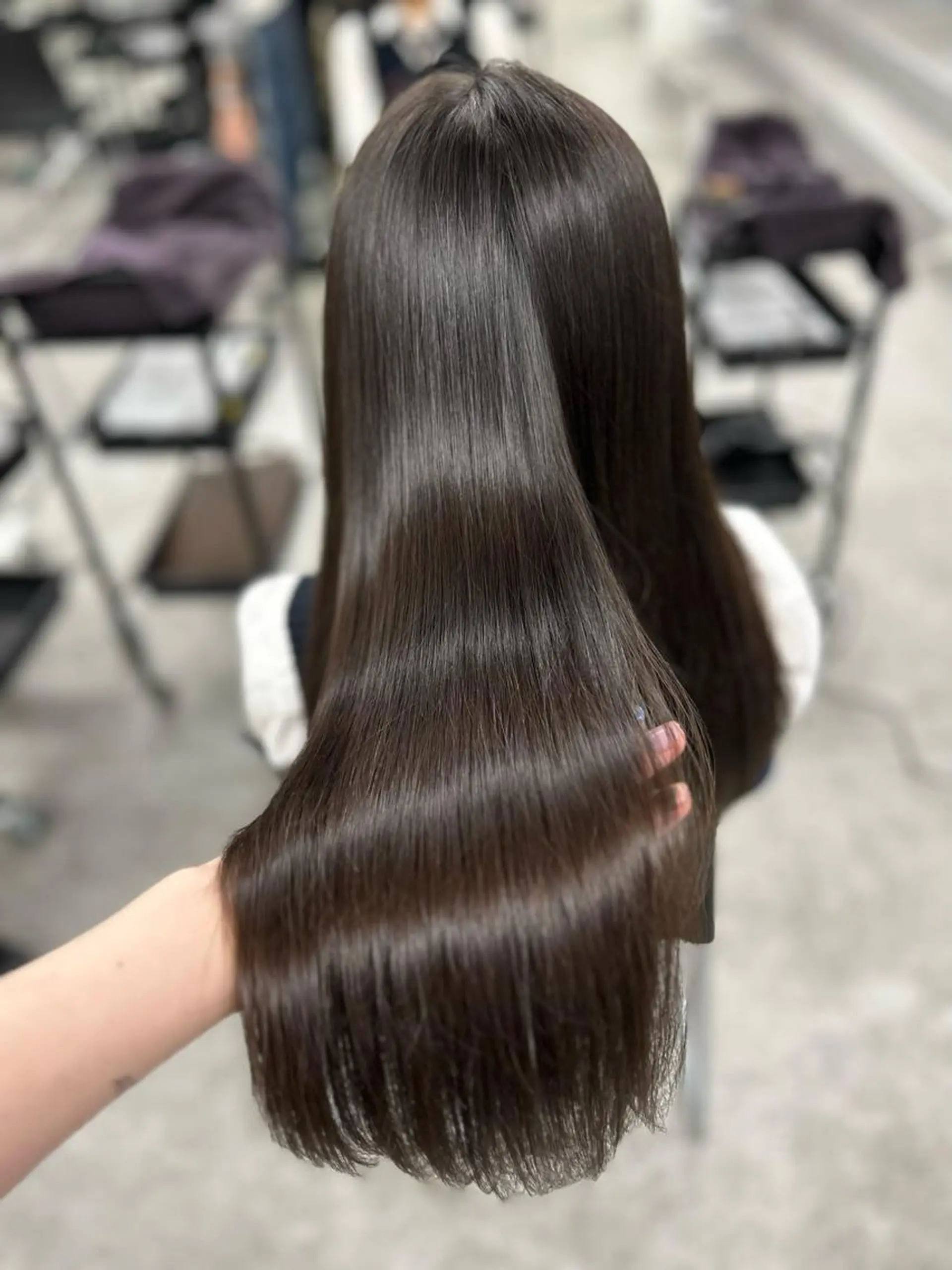 ロング カラー 🎀愛されピンク ラベンダー💜ゆいのヘアスタイル