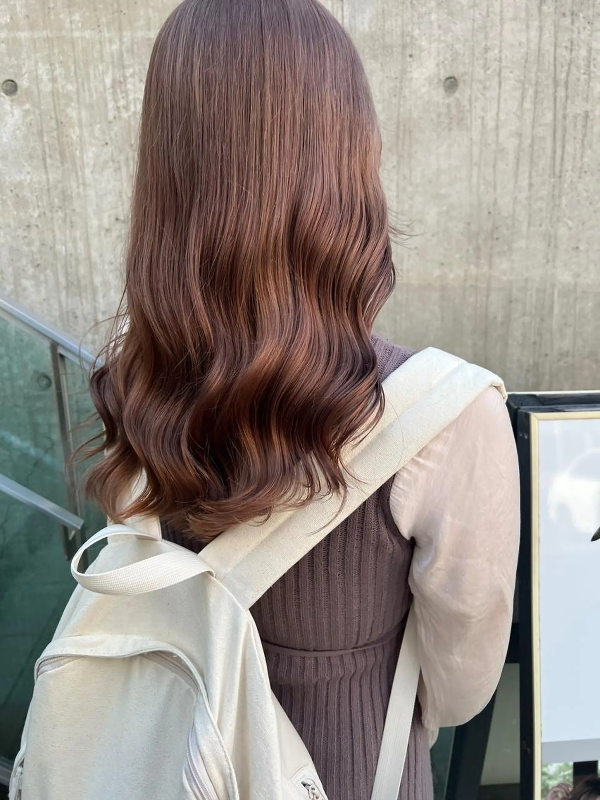 ロング カラー 髪質改善/ ブリーチ/中尾のヘアスタイル