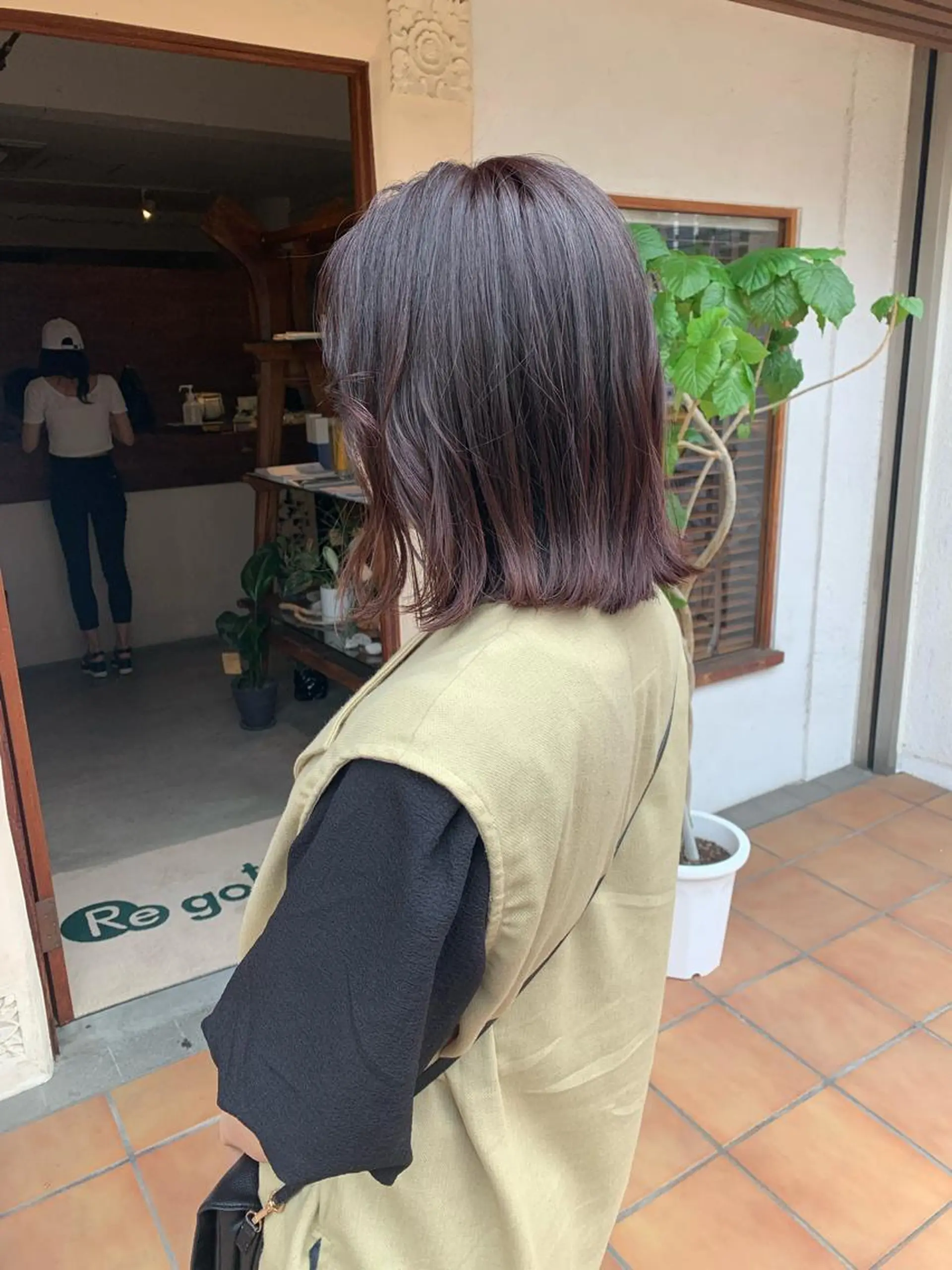 ミディアム カラー ヘアアレンジ カット ヘアカラー トリートメント 中津/柔らかカラー/ ナガオ　イズミのヘアスタイル