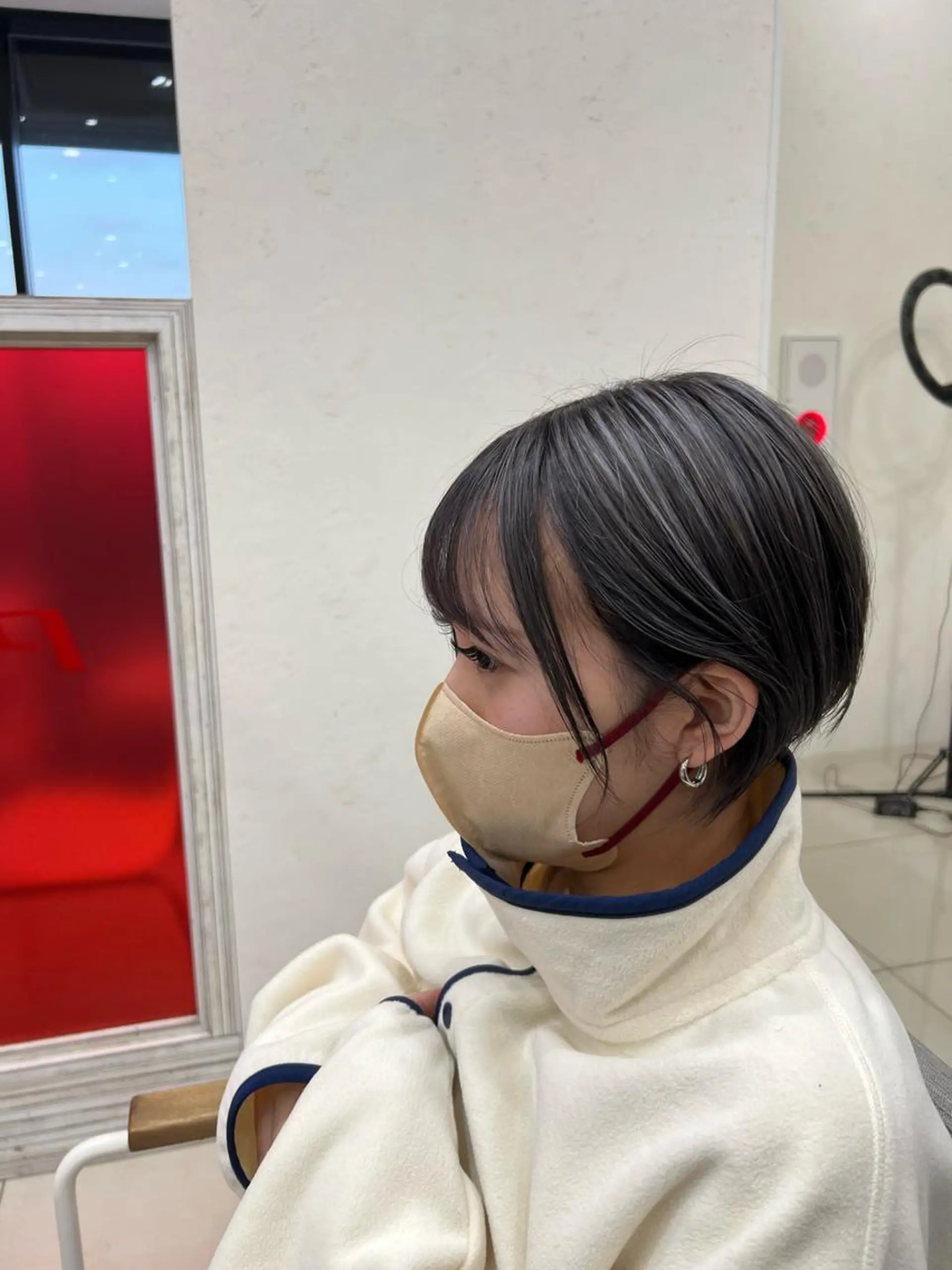 ショート カラー 太白区白髪ぼかし/ ボブカット/千葉達人のヘアスタイル