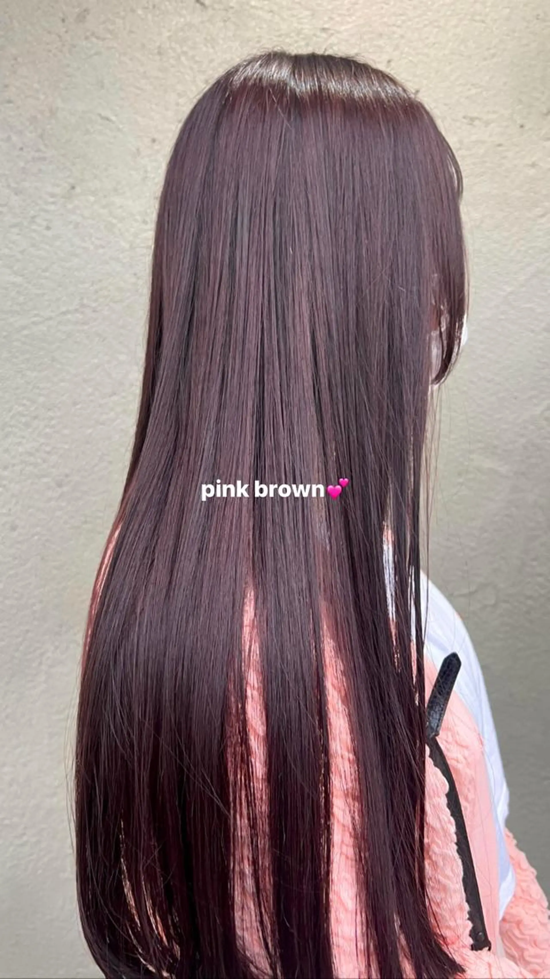 ロング カラー yoke. GARDEN所属・目黒 彩花のヘアスタイル