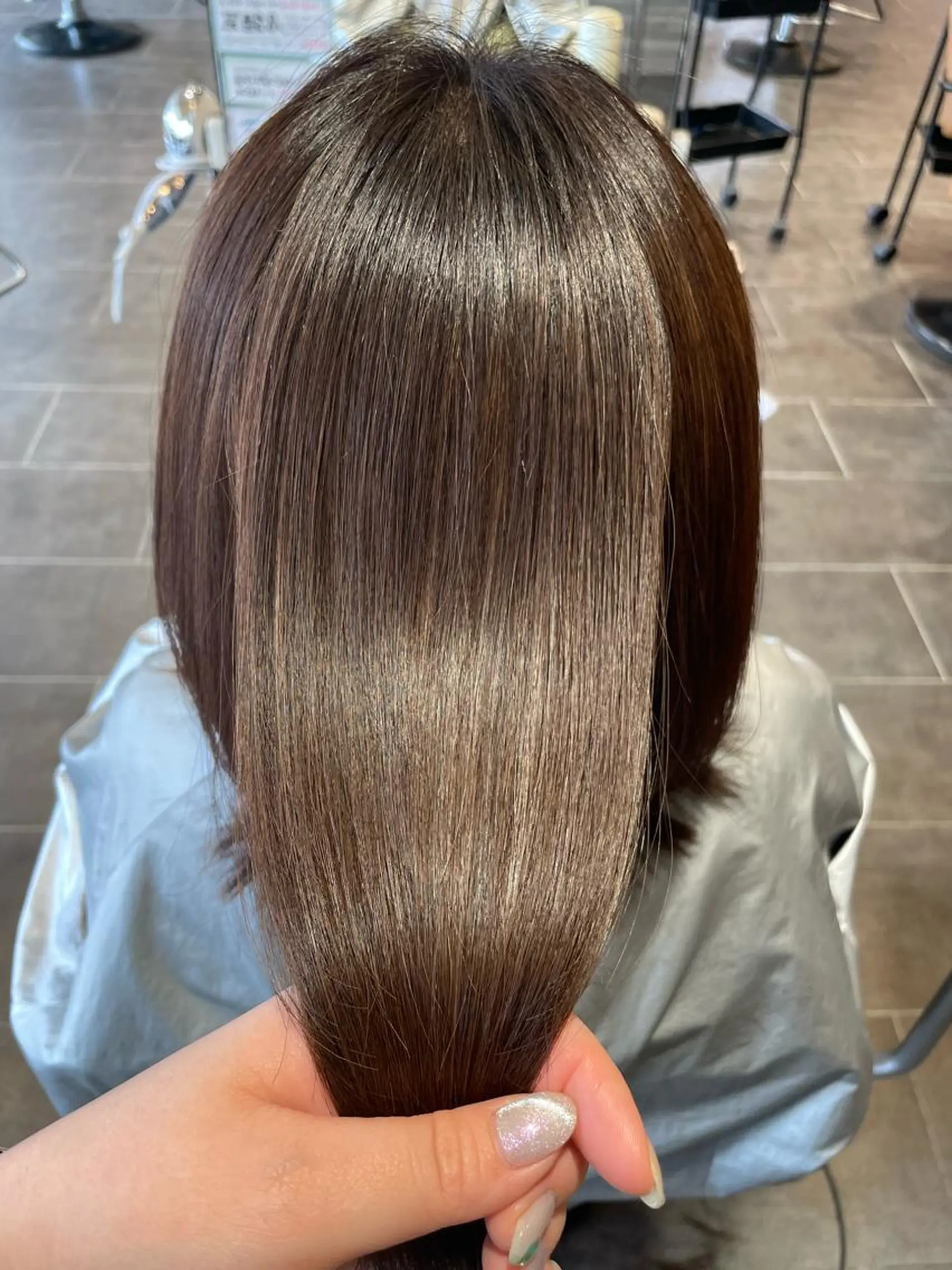 【髪質改善】 夏目結以のヘアスタイル