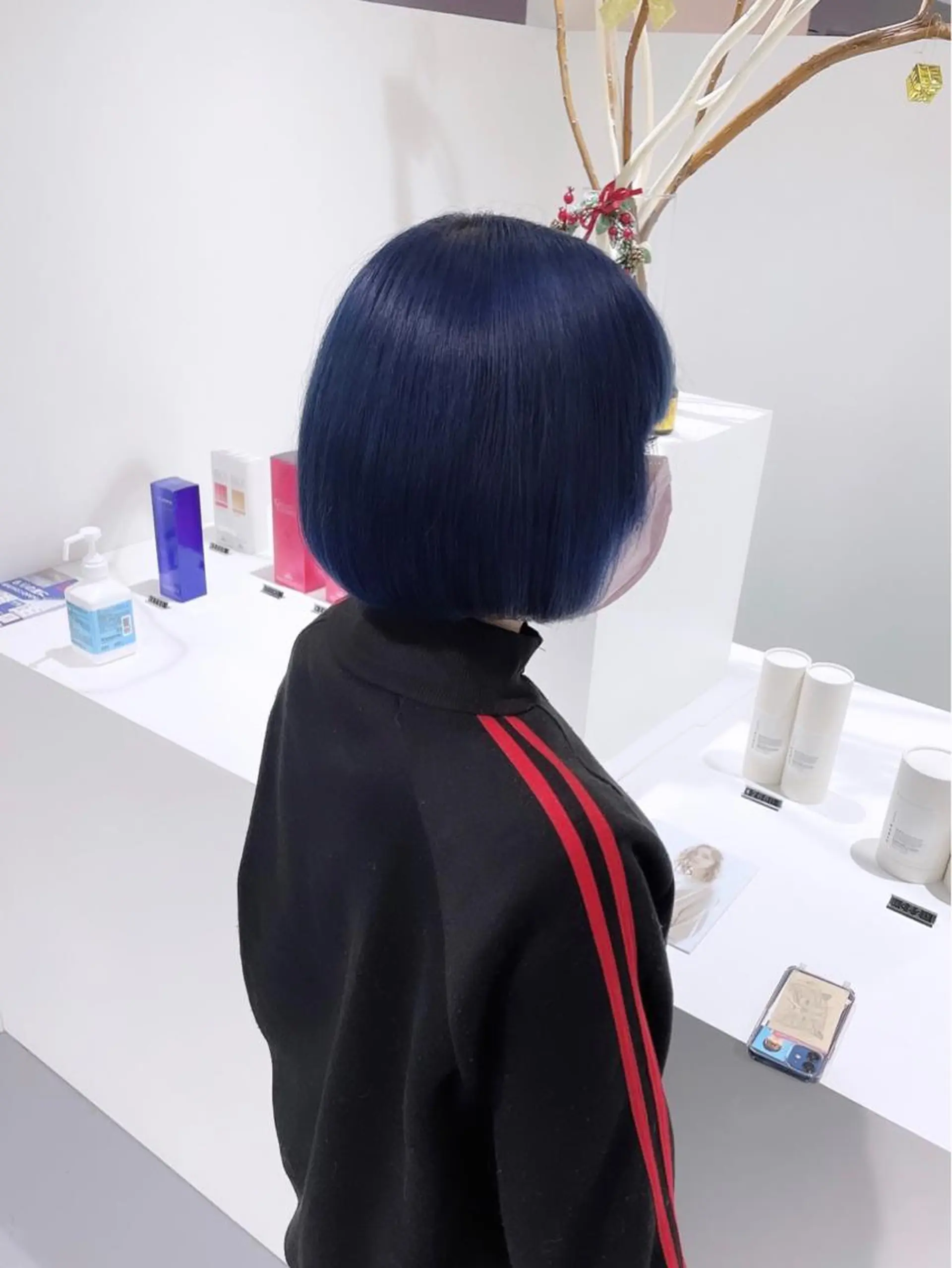 ショート カラー ヘアカラー LEF TATEMACHI所属・西山祐生/ハイトーン /ケアブリーチ/艶髪のヘアスタイル