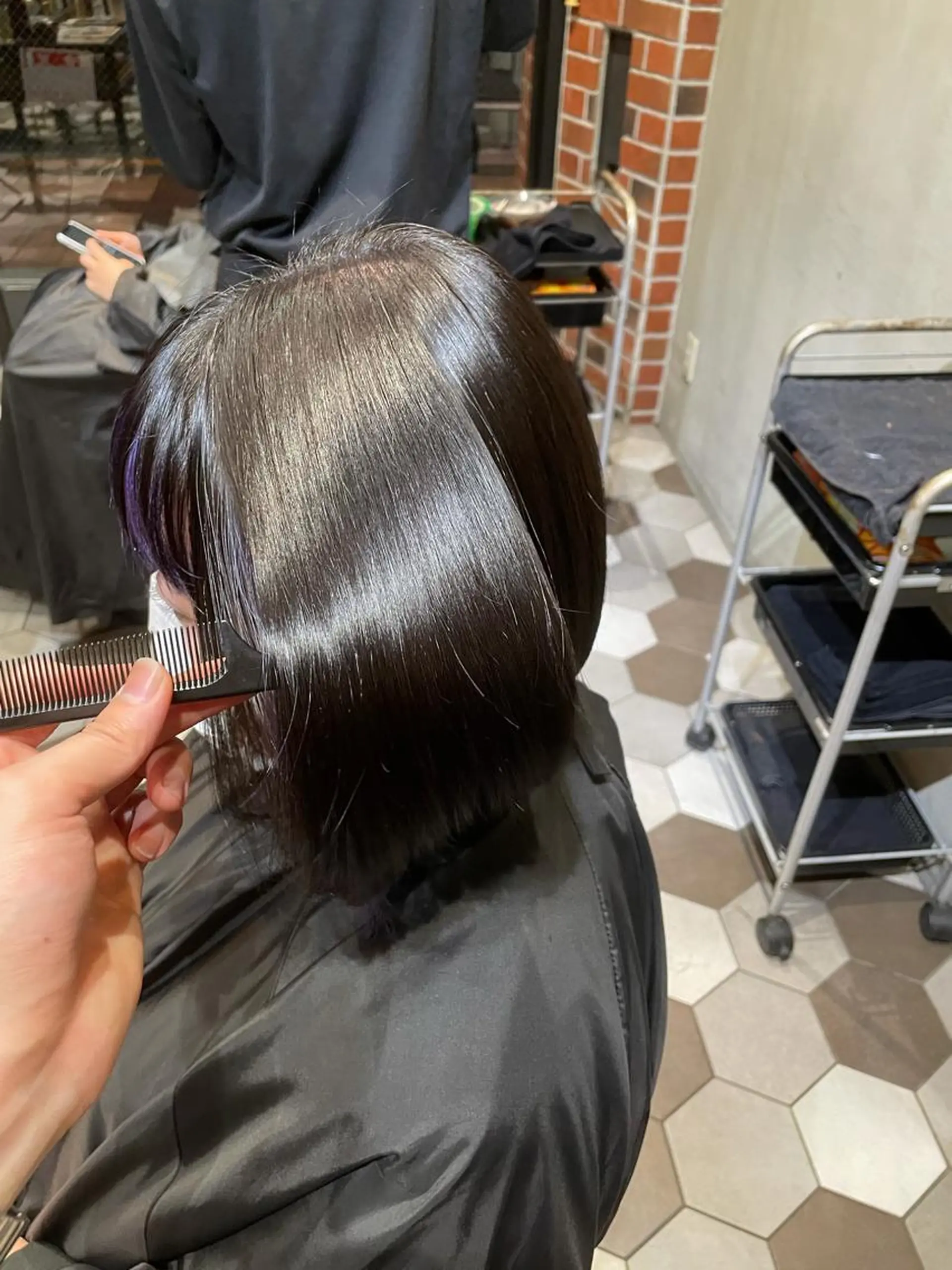 ショート 髪質改善、縮毛矯正 酸性縮毛矯正のヘアスタイル