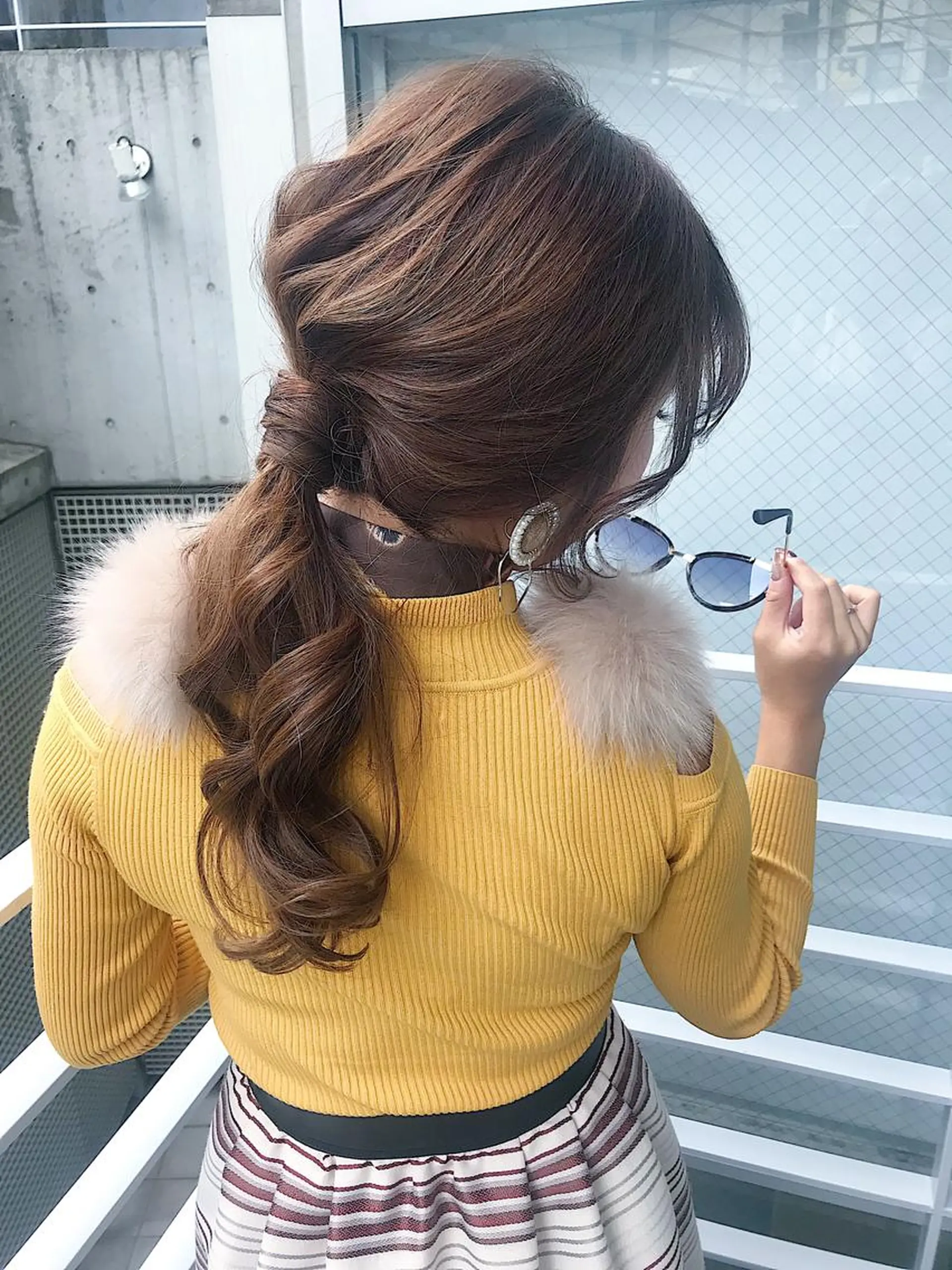 ロング ヘアアレンジ レイヤーカット/艶髪 🎀笠原 優花🎀のヘアスタイル