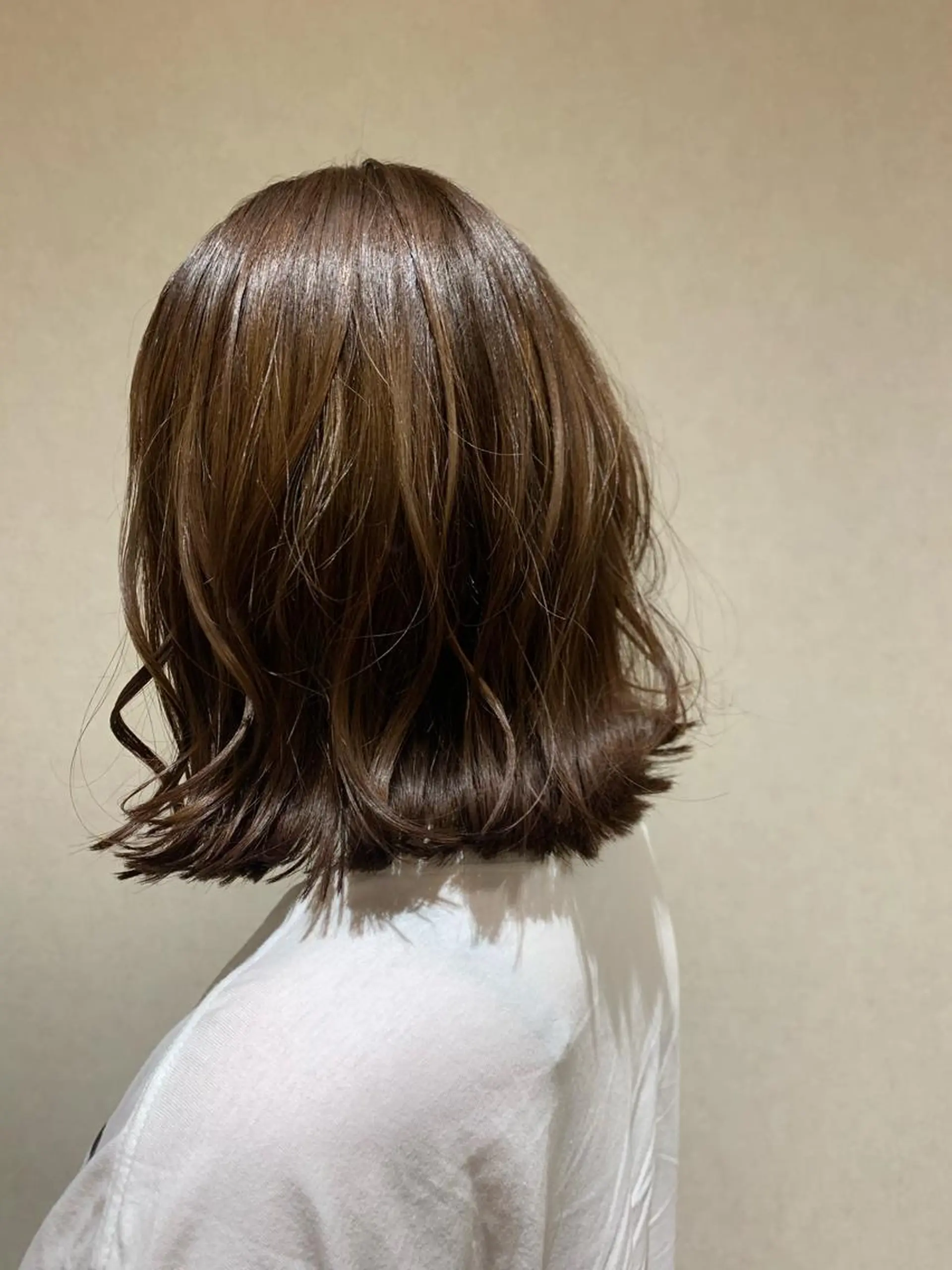 ミディアム カラー yamauchi mikuのヘアスタイル