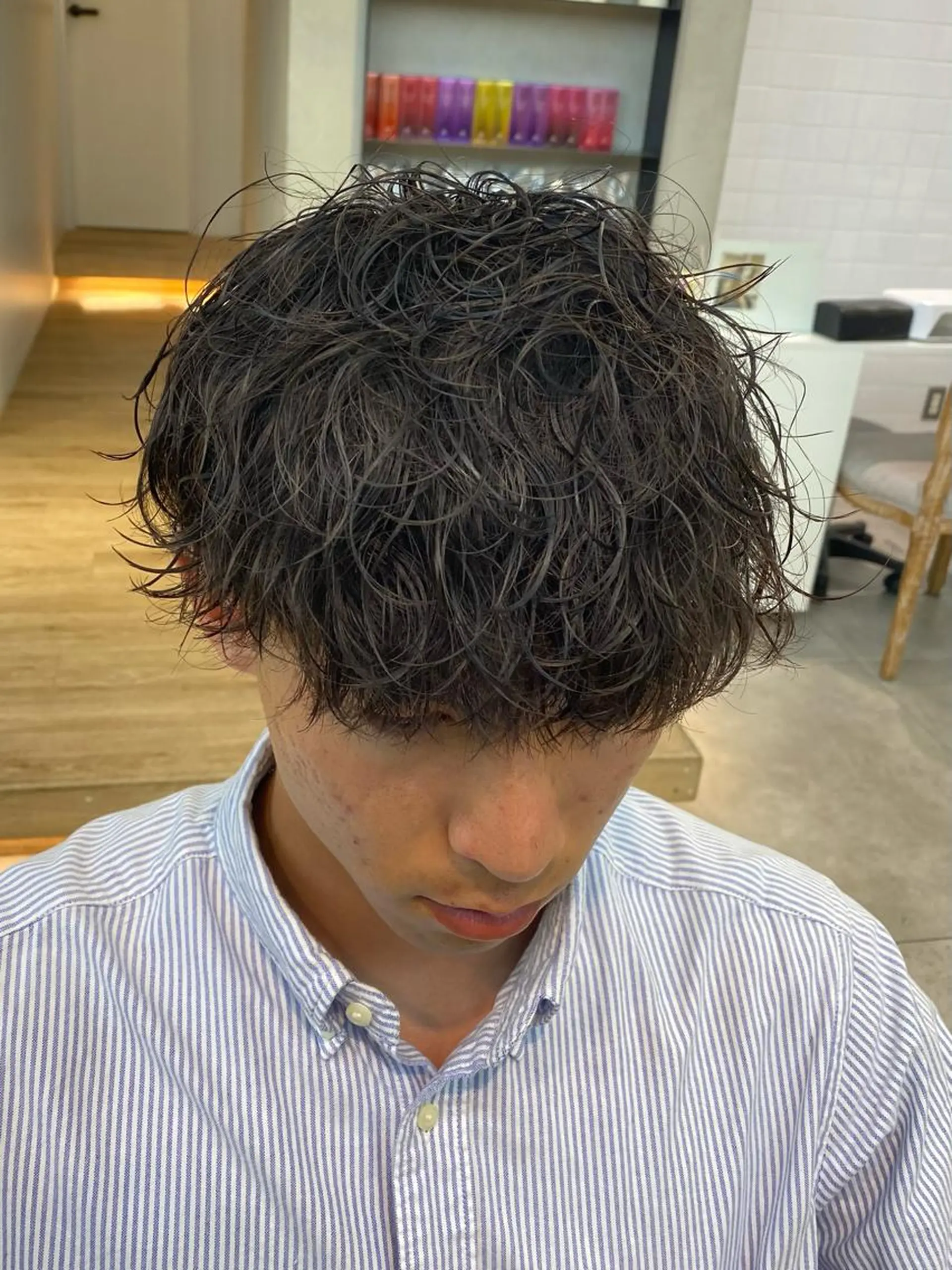 パーマ メンズ 新宿【メンズパーマ】 塩澤太一のヘアスタイル