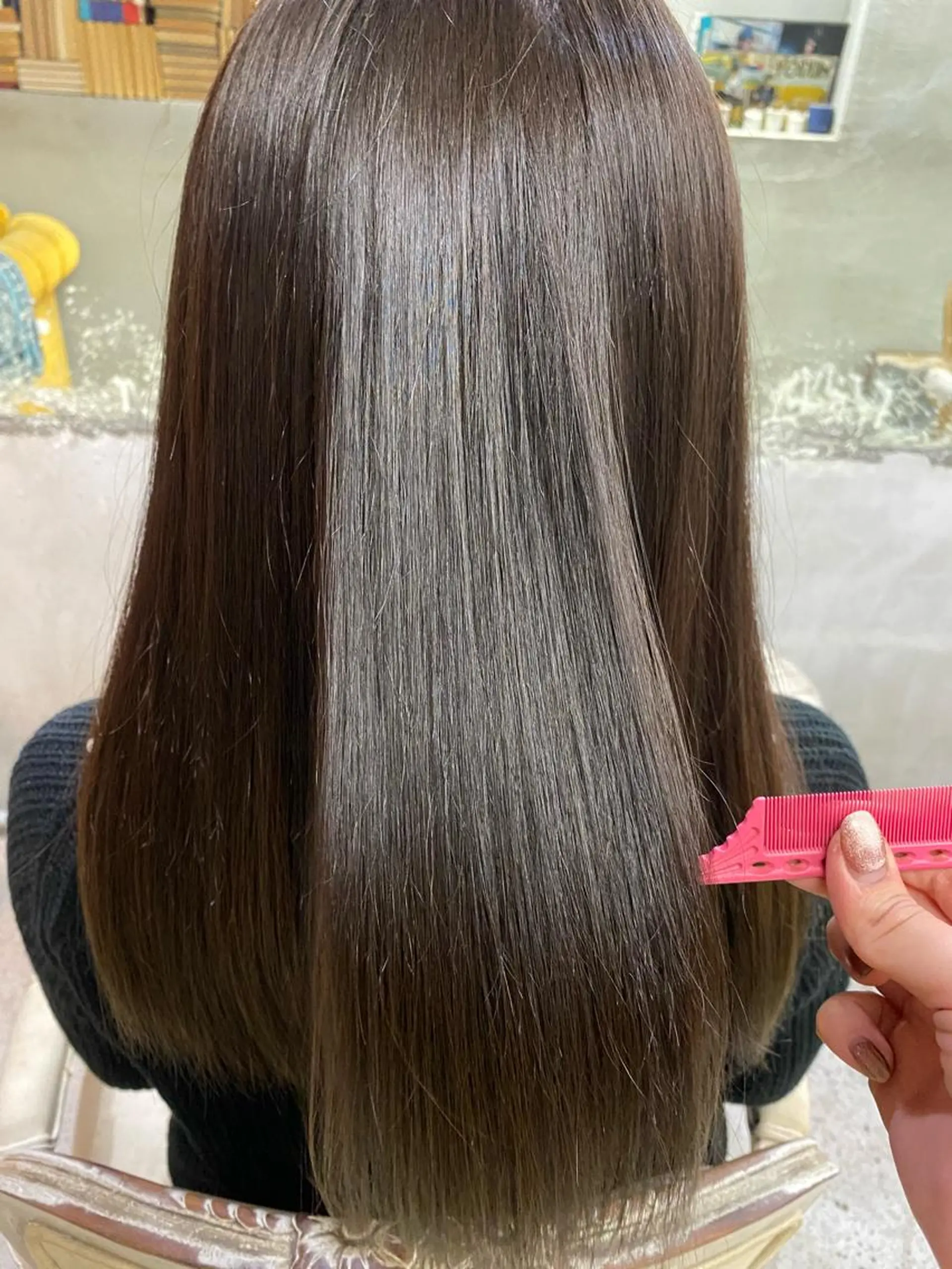 ミディアム カラー お任せヘア☘️☘️ 及川渚のヘアスタイル