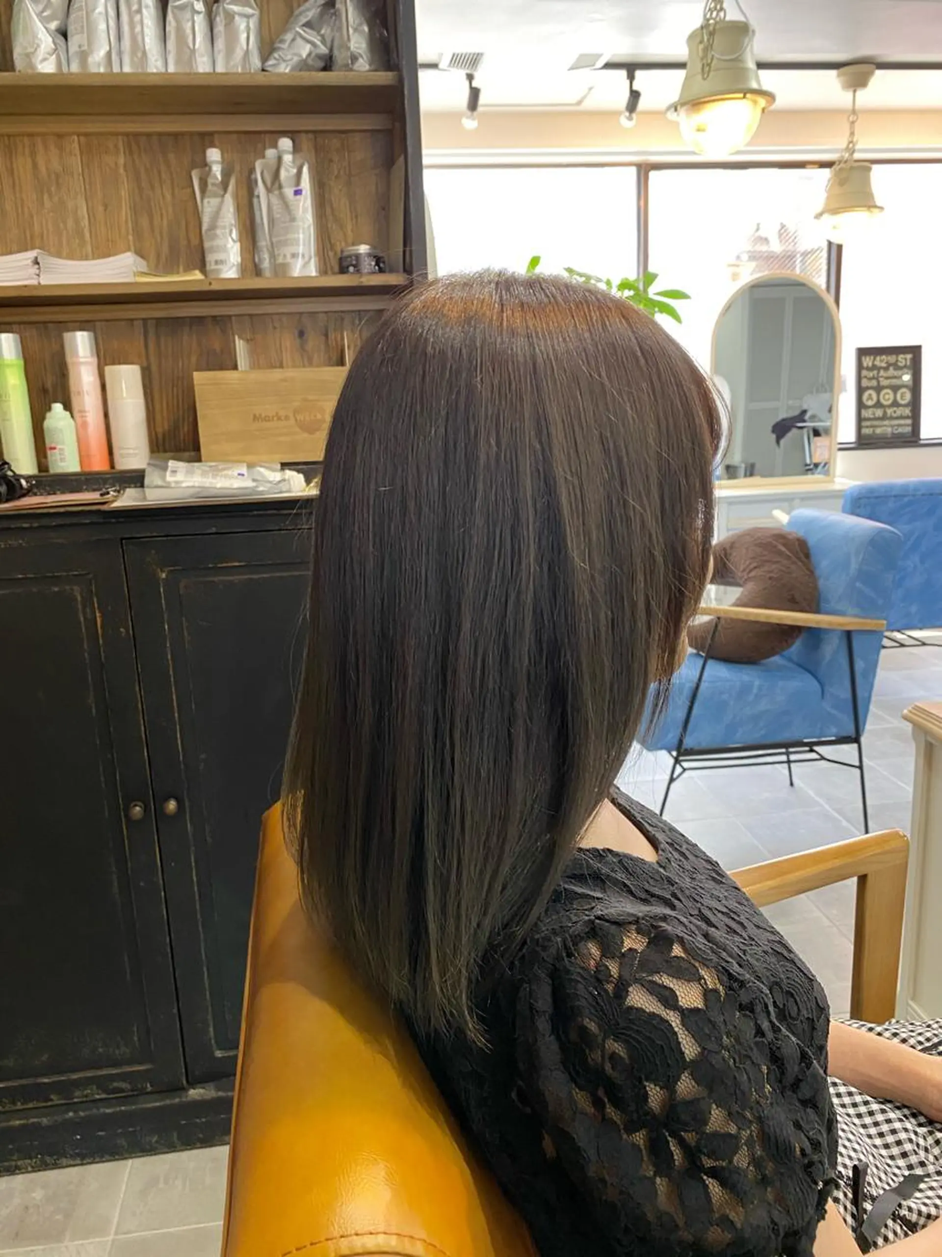 ミディアム カラー カット ヘアカラー SHIAN立川　及川 17時〜限定のヘアスタイル