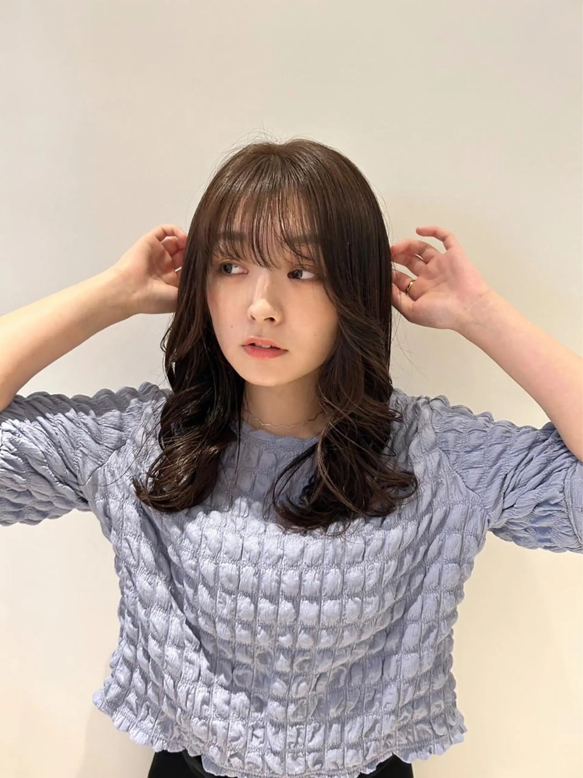 セミロング 宮城 汐里のヘアスタイル