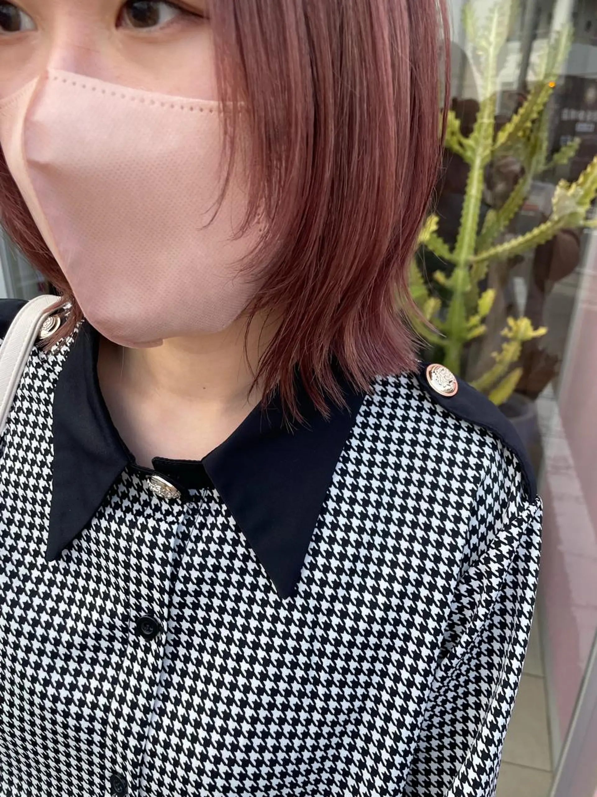 ミディアム カラー ベージュ/透明感/ 桃子🎀のヘアスタイル