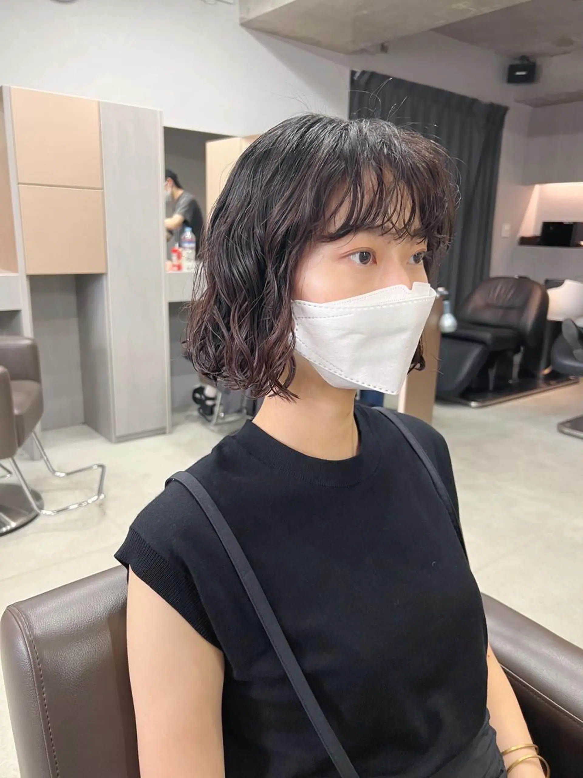 パーマ ボブパーマコテ巻き風 パーマNo1深江秀平のヘアスタイル