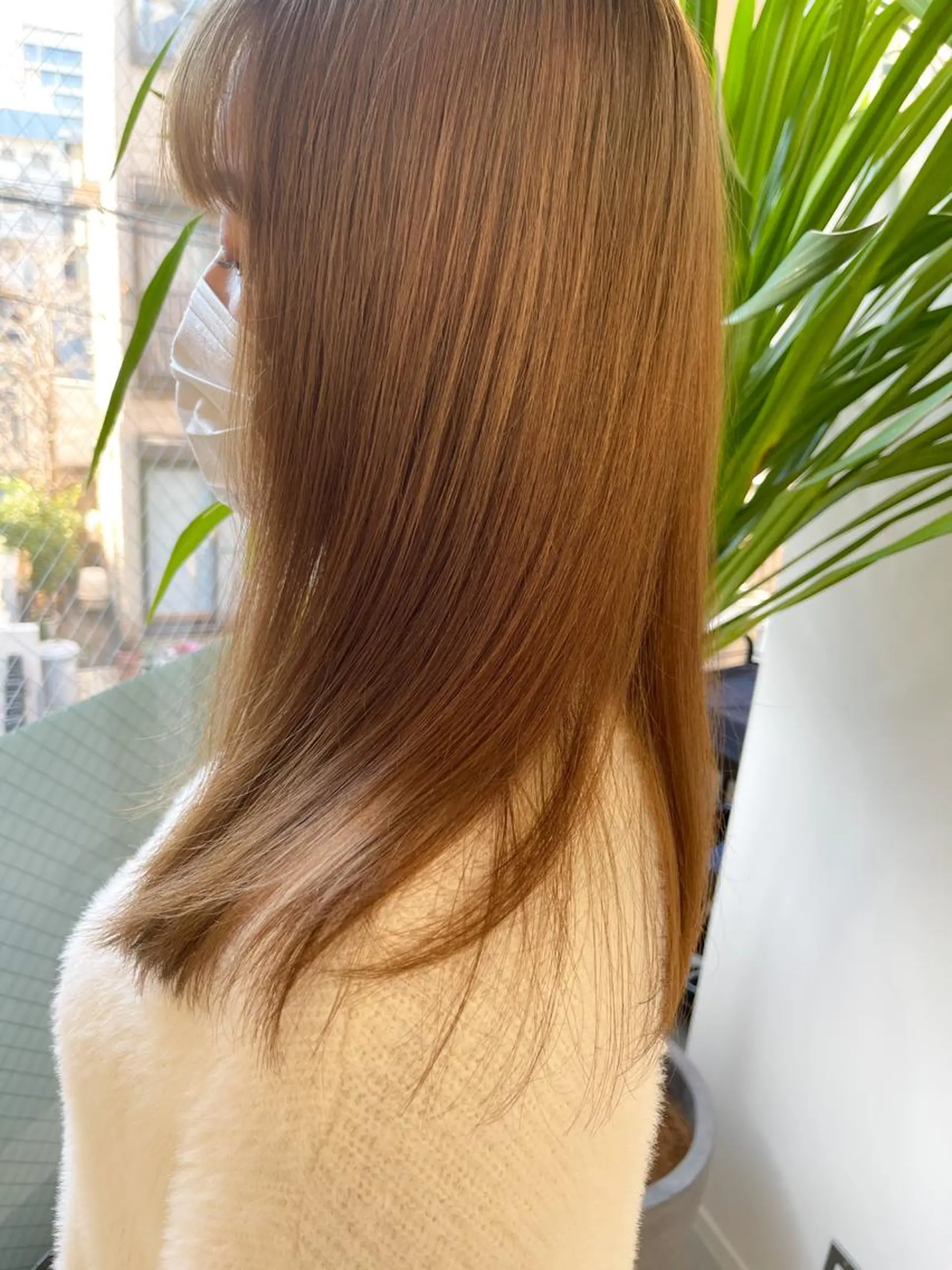 セミロング カット ヘアカラー トリートメント イメチェンカット✂️ 錦糸町佐藤店長のヘアスタイル