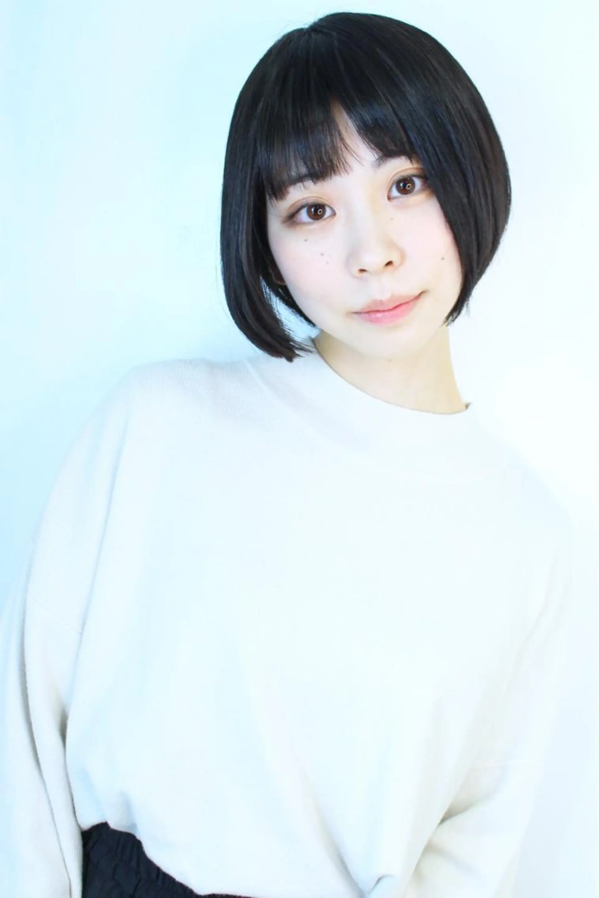 ミディアム カラー ショートボブ ボブ 似合わせカット Repos SENDAI所属・⭐️バッサリカット モデル募集⭐️佐野のヘアスタイル