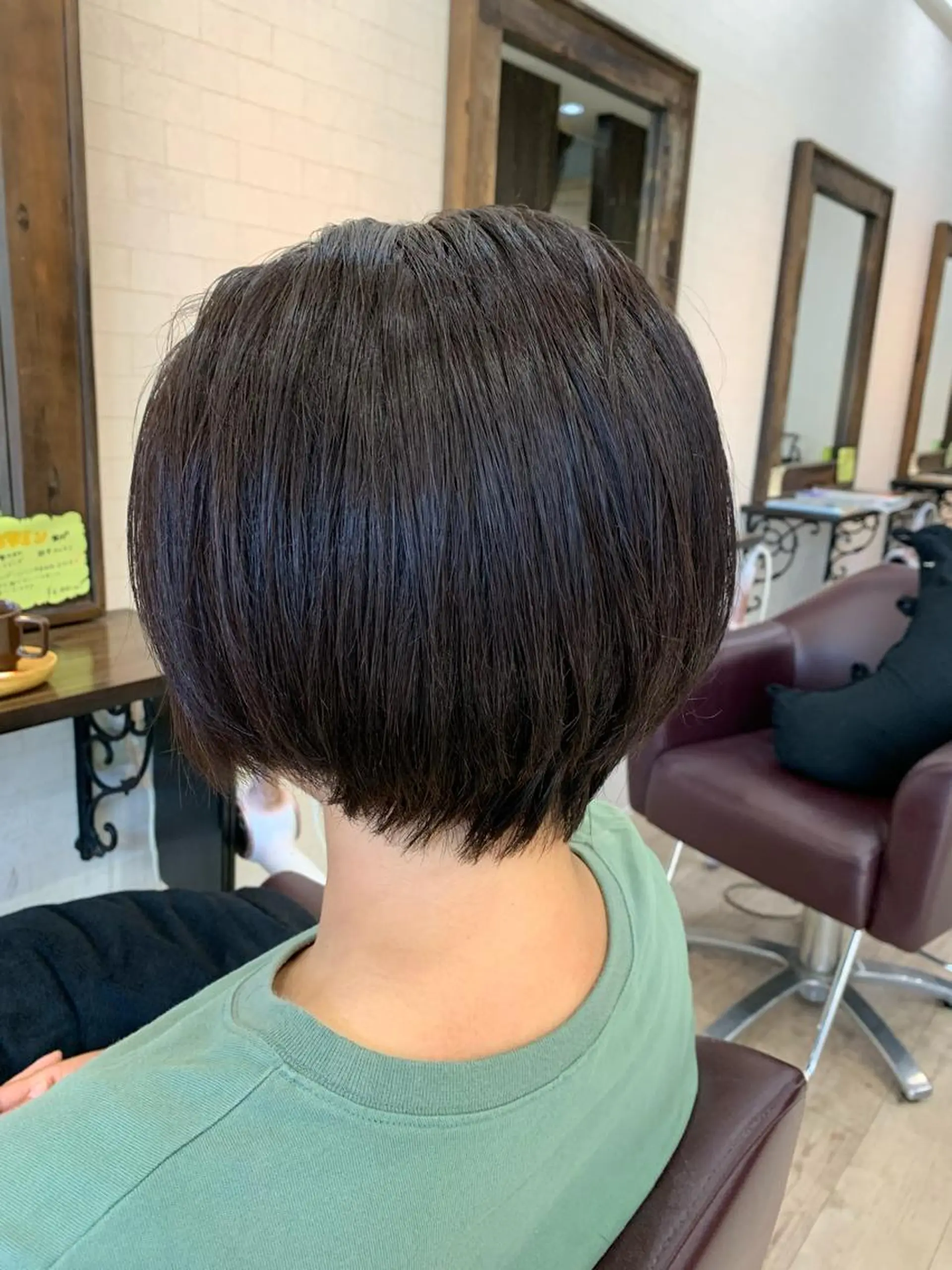 ショート アッシュ ショートヘア カット ヘアカラー BELCHIC所属・松本 亮のヘアスタイル