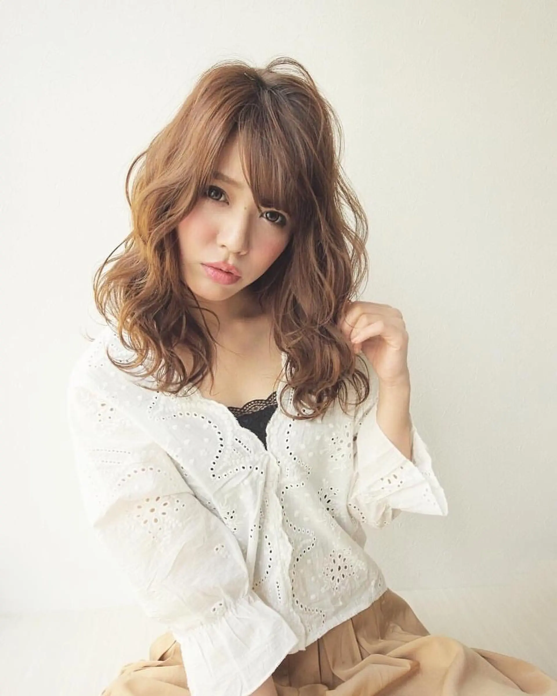 カラー due hair 京都駅前店 MILBON オージュア認定サロン【デューヘアー】所属・ハイトーンブリーチ 土坂　由志【京都】のヘアスタイル