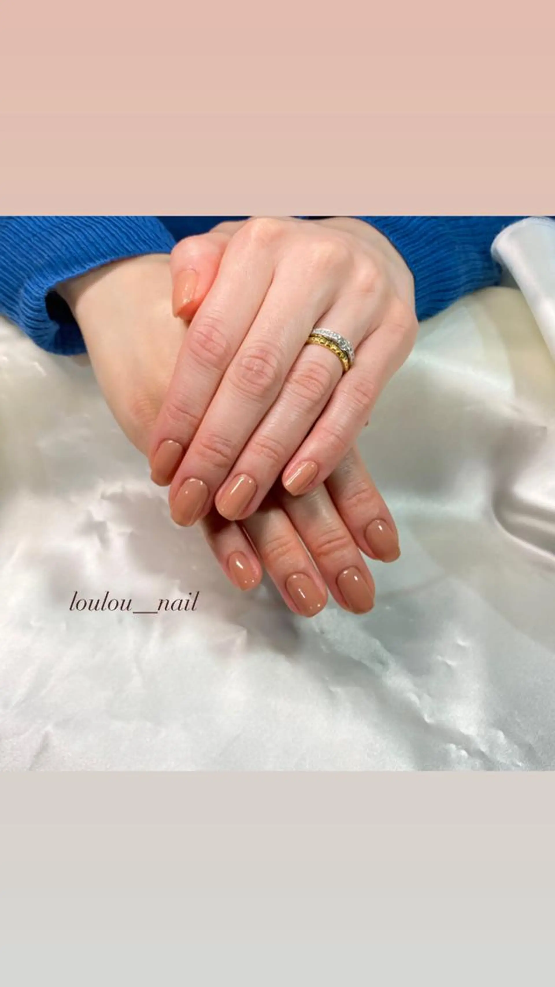 ネイル 持ち込み ワンカラーネイル シンプルネイル ハンドネイル ハンドケア loulou   _nail所属・葛西 知佳のネイルデザイン