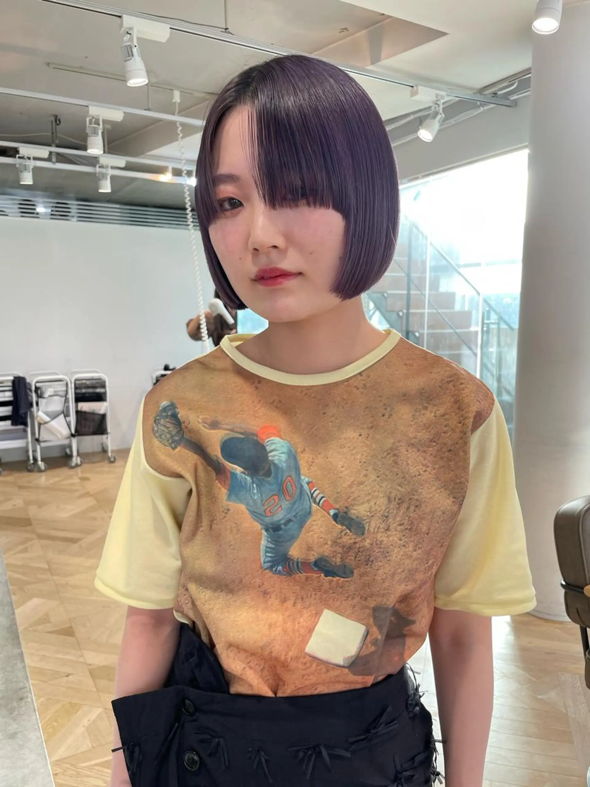 ショート ショートボブ ボブ ショートヘア 舟越 小百合のヘアスタイル