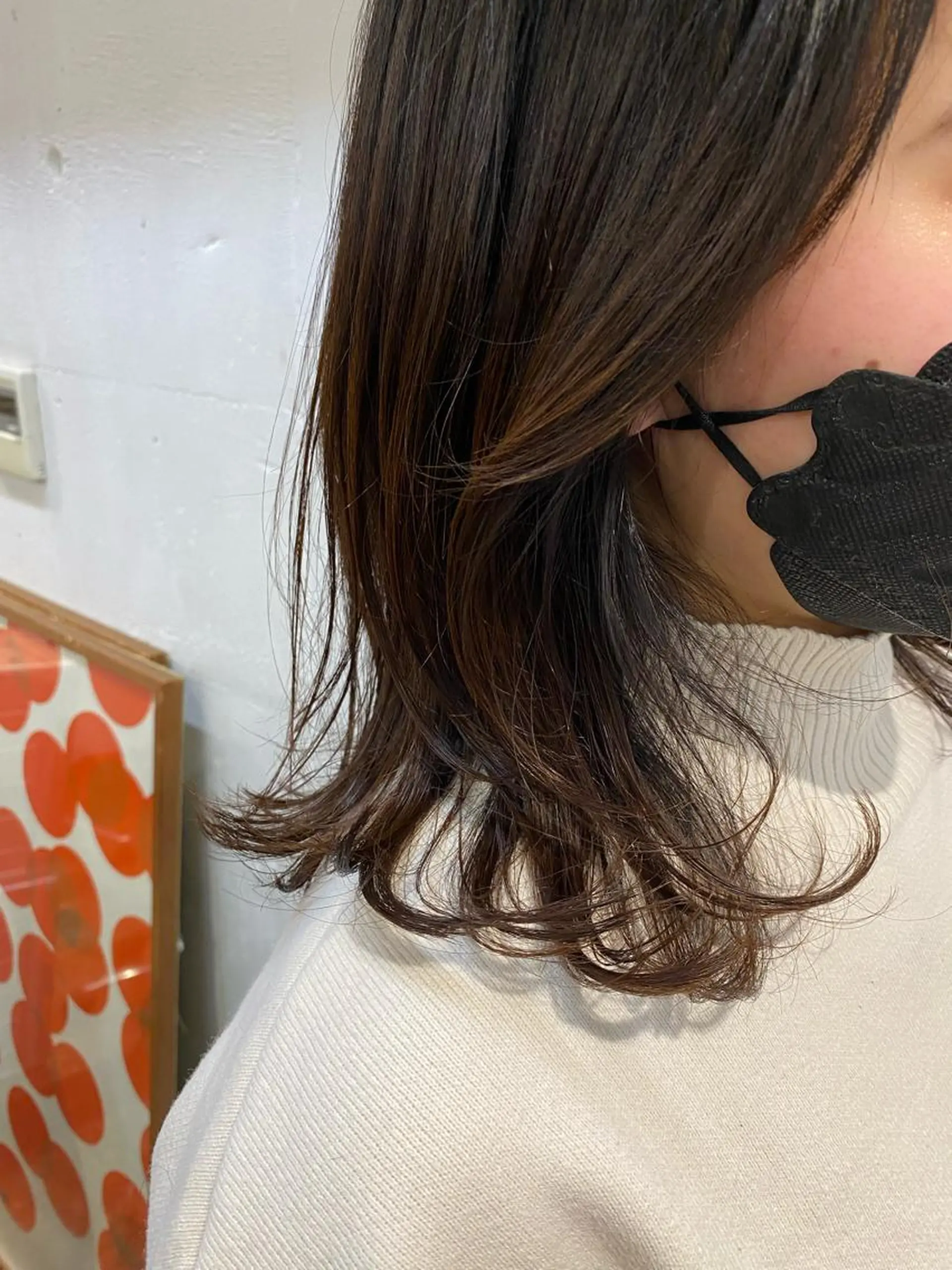 ミディアム ミディアムパーマ ink Runaのヘアスタイル