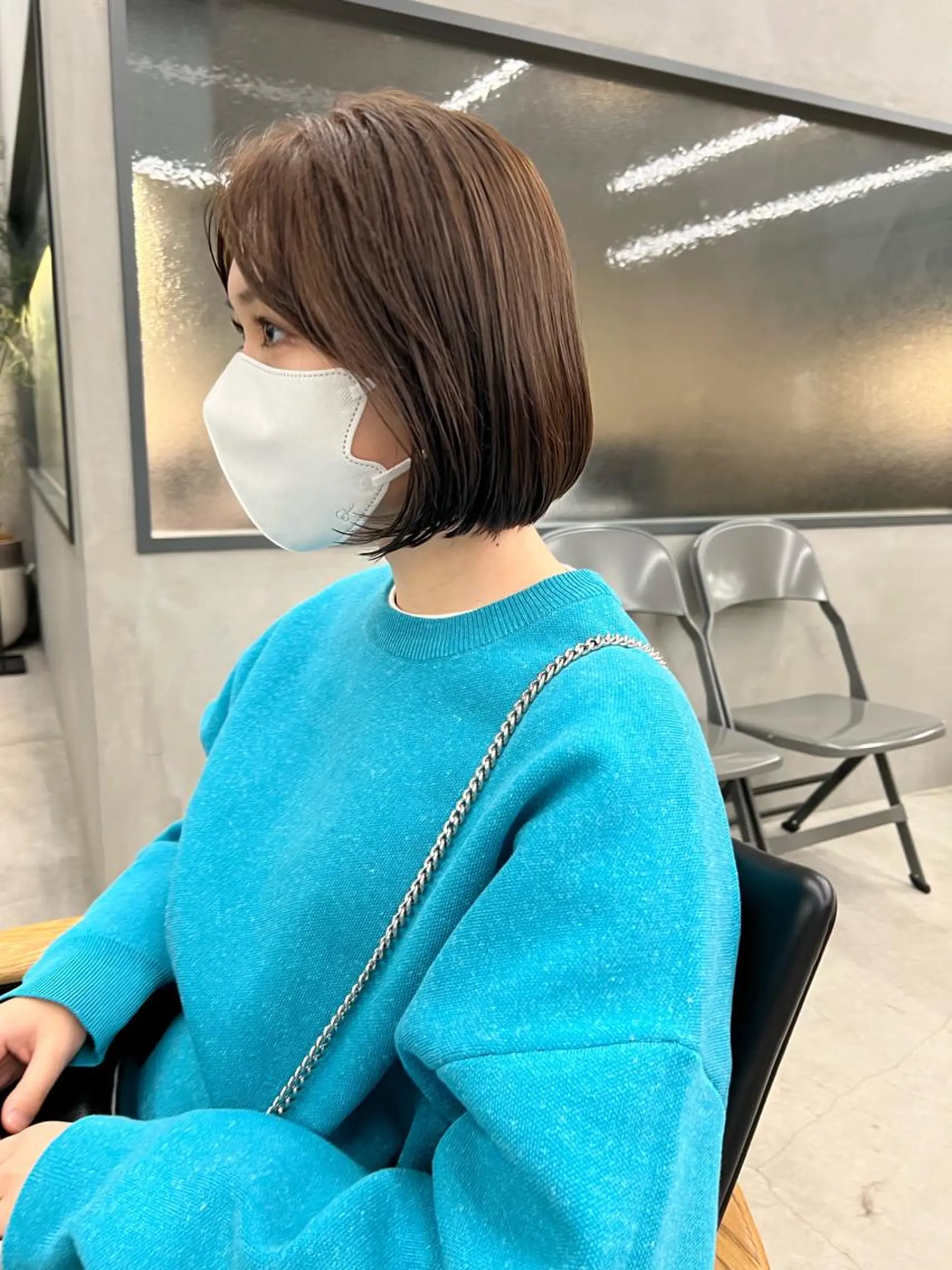 ショート ボブ 顔周りカット レイヤーカット カット ヘアカラー トリートメント sakoda shunkiのヘアスタイル