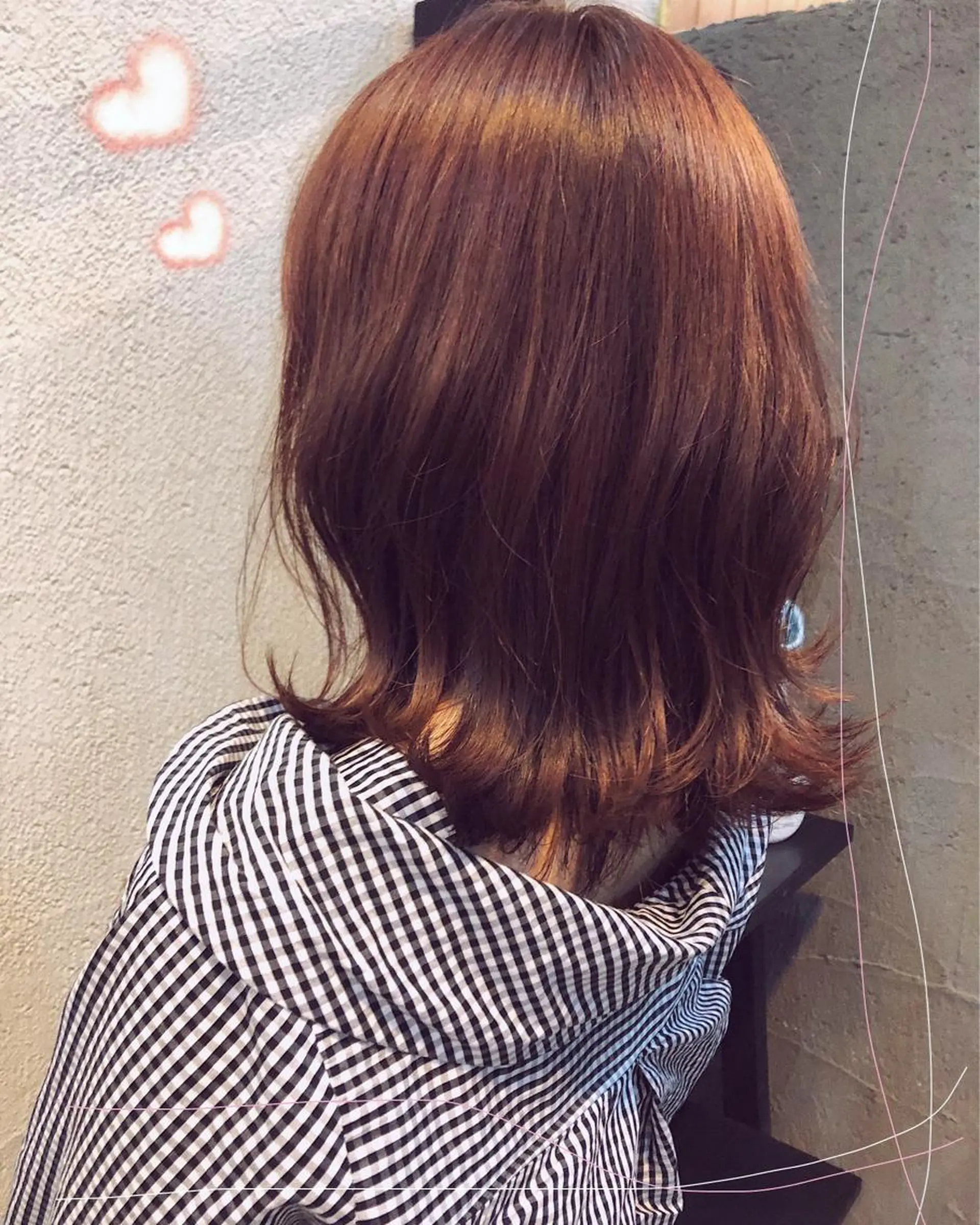 カラー 後藤 陽花子のヘアスタイル