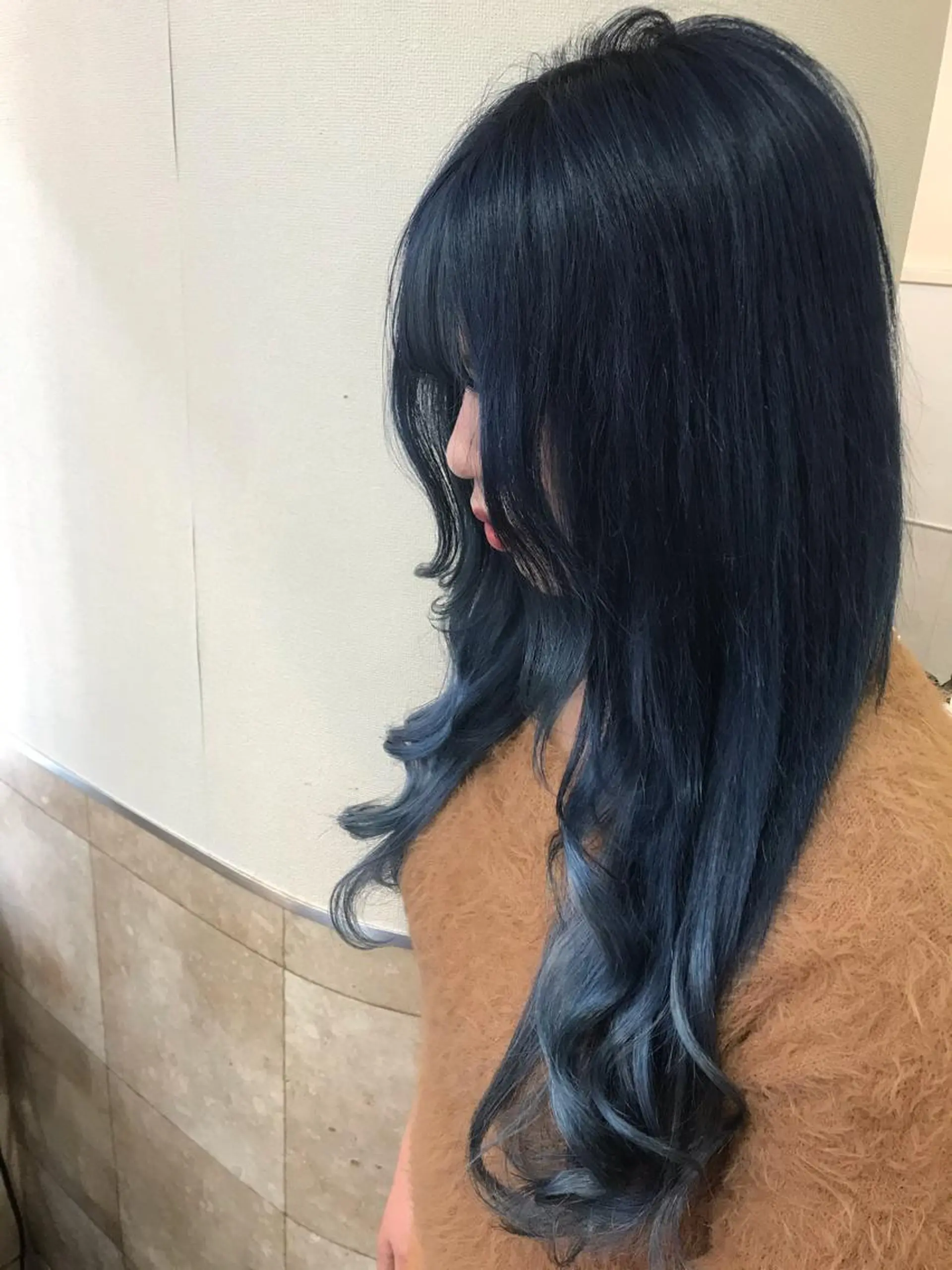 ロング カラー ブルーカラー ていねい技術No.1 🌈諏訪 健太のヘアスタイル