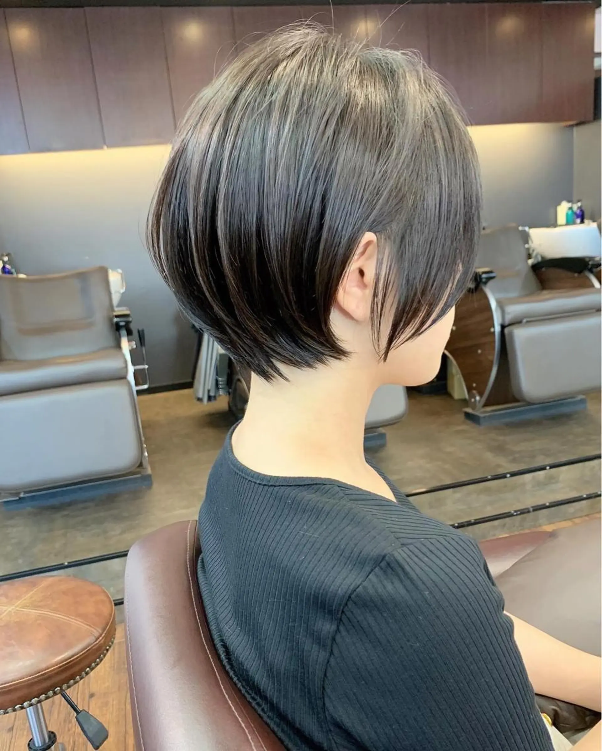 ショート 縮毛矯正/ショート/ レイヤー/畑中正敏のヘアスタイル