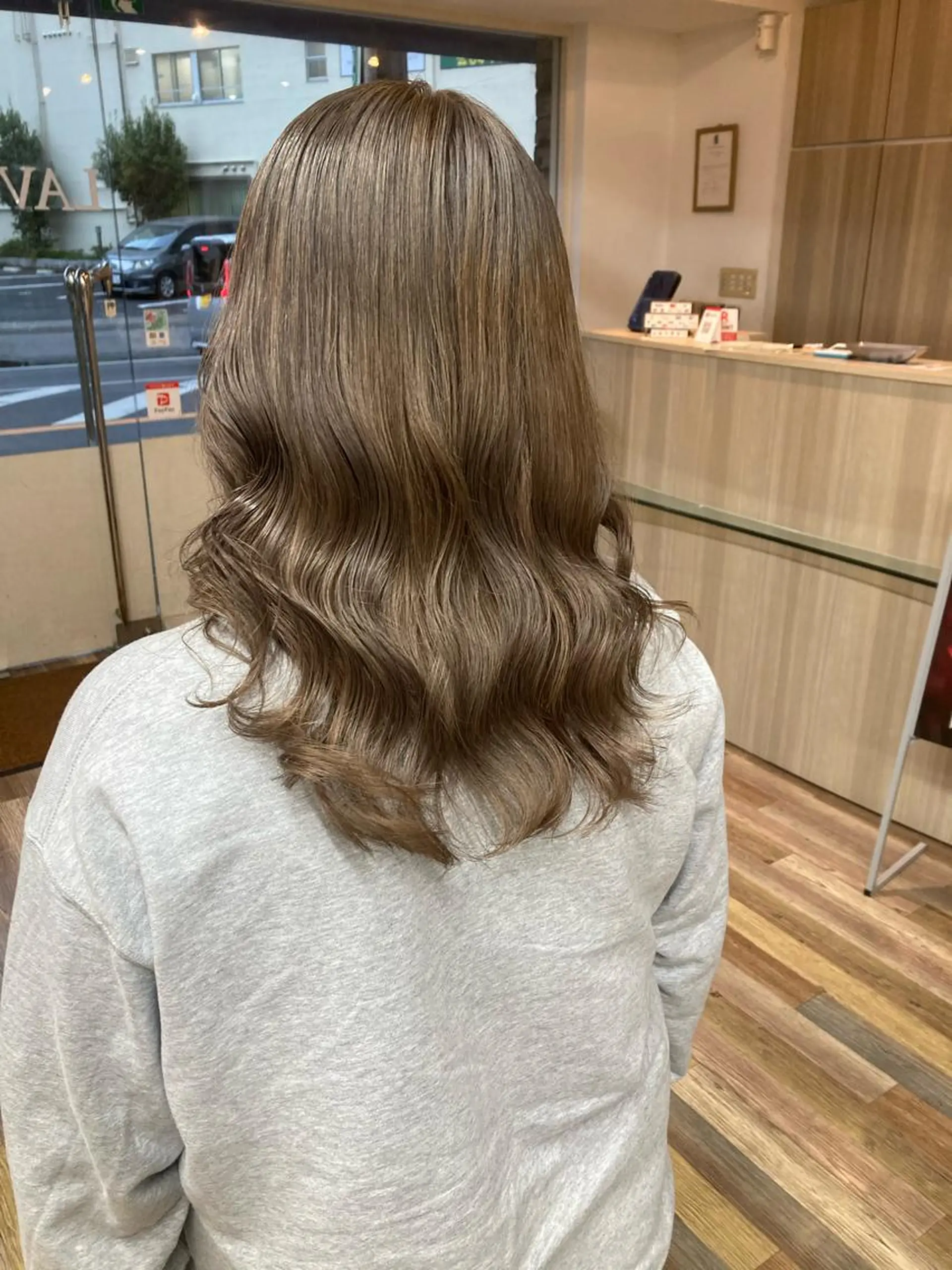 セミロング カラー ヘアカラー トリートメント ヘアセット ✂️似合わせの魔術師 石田一樹✂️のヘアスタイル