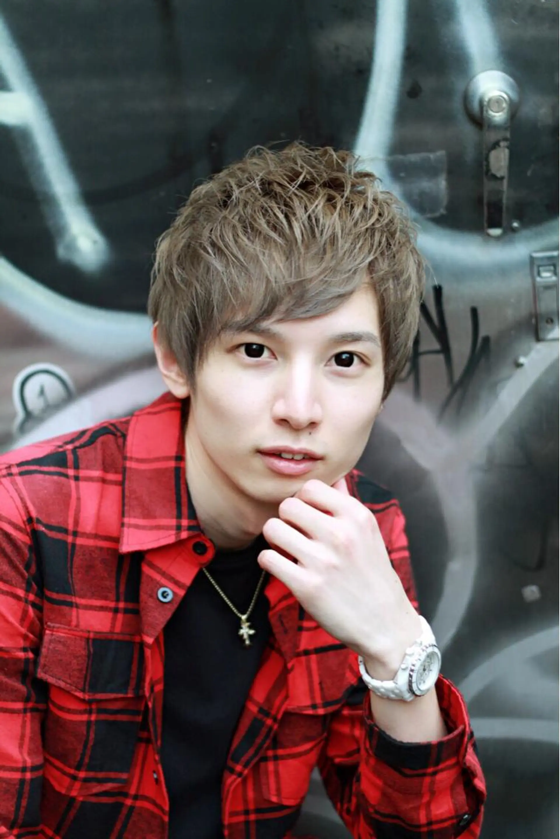 メンズ LAS 代表 ナガカワ コウヘイのヘアスタイル