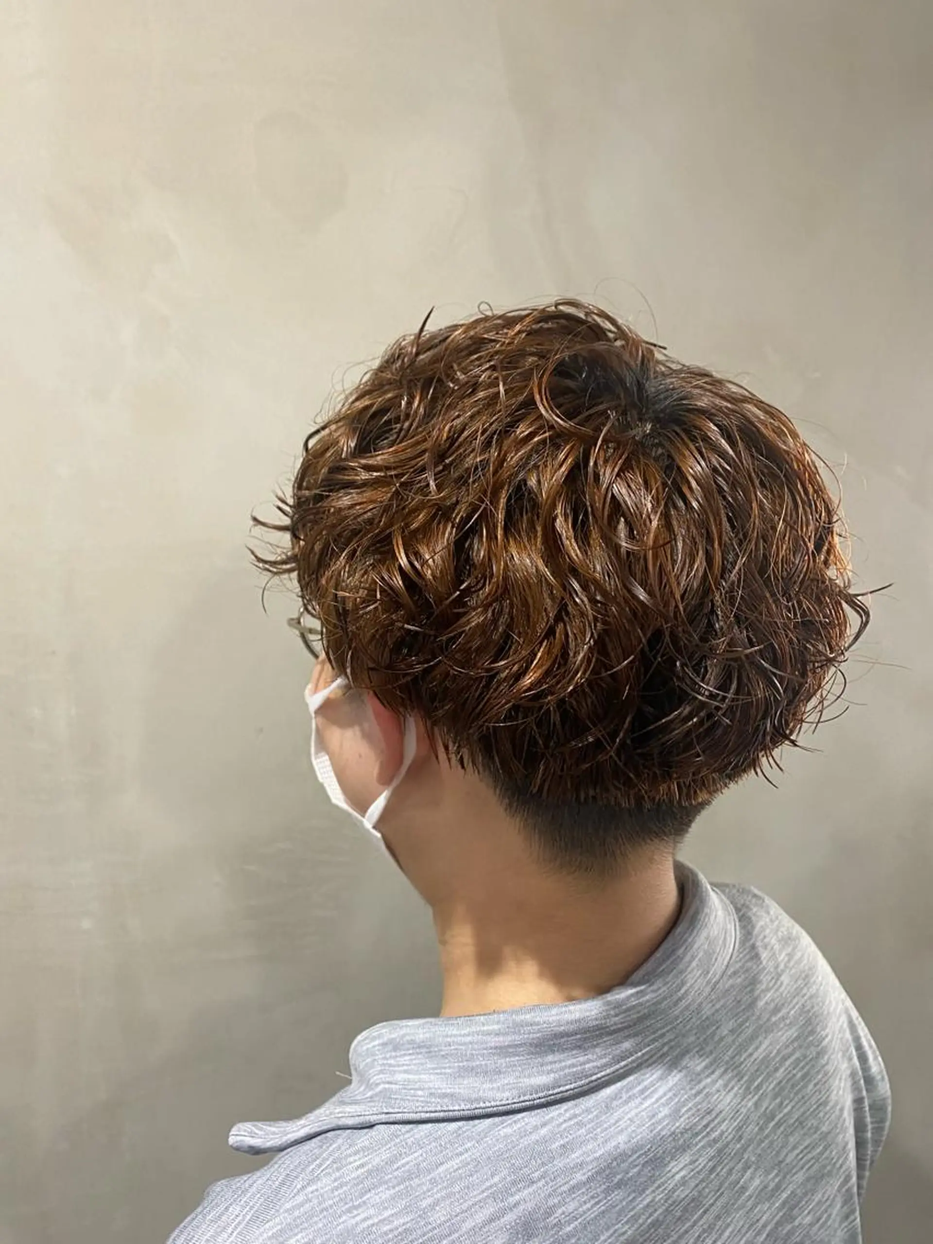 パーマ メンズ メンズパーマ Linda　Hiro所属・坂下 麻梨奈のヘアスタイル