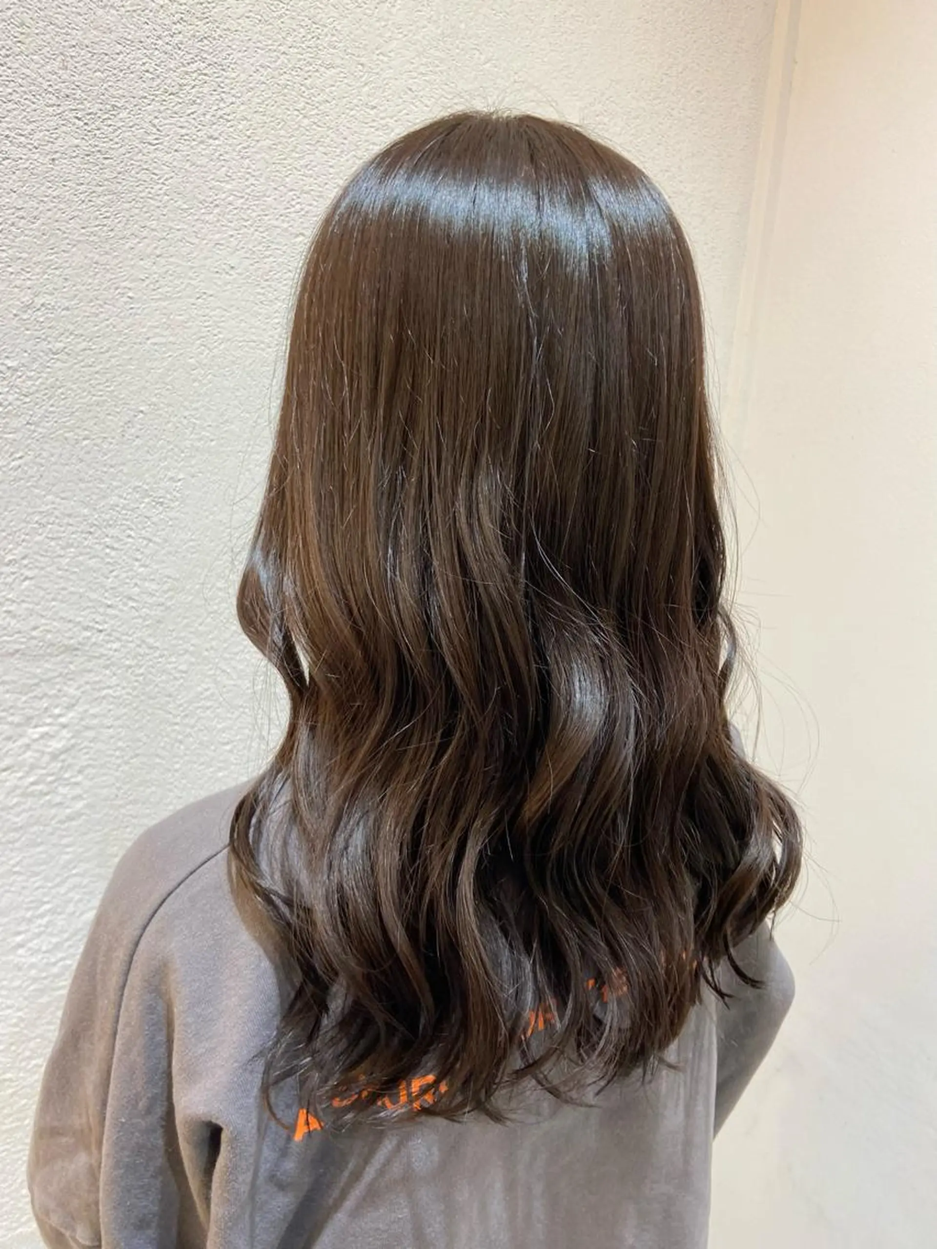 ロング カラー ヘアアレンジ ブラウンカラー オリーブブラウン オリーブカラー カット ヘアカラー ブリーチ/ツヤカラー /SARA 金山のヘアスタイル