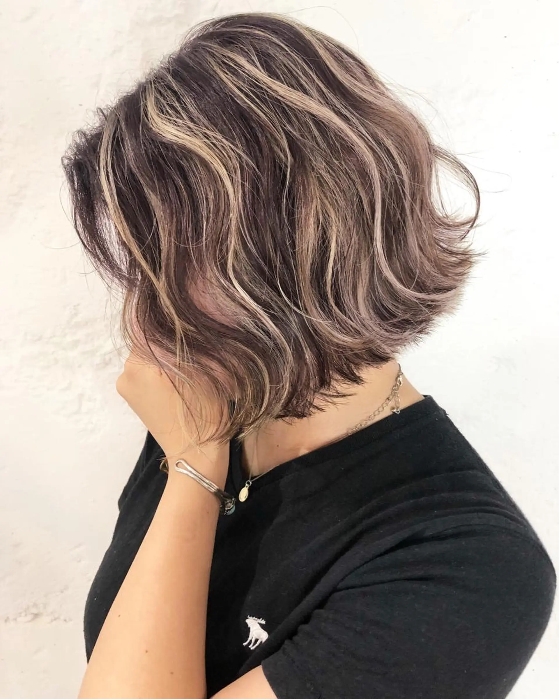 ショート カラー レイヤーカット BLend 渋谷のヘアスタイル