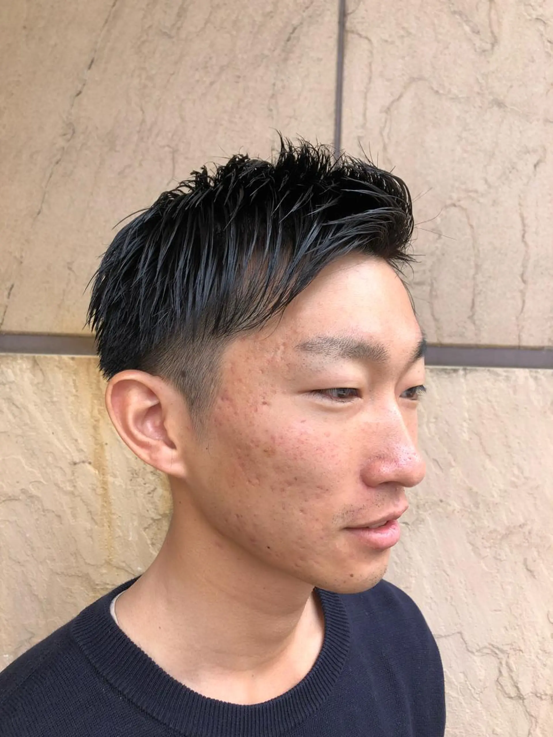 ショート カラー メンズ 髪質改善 MAKIのヘアスタイル