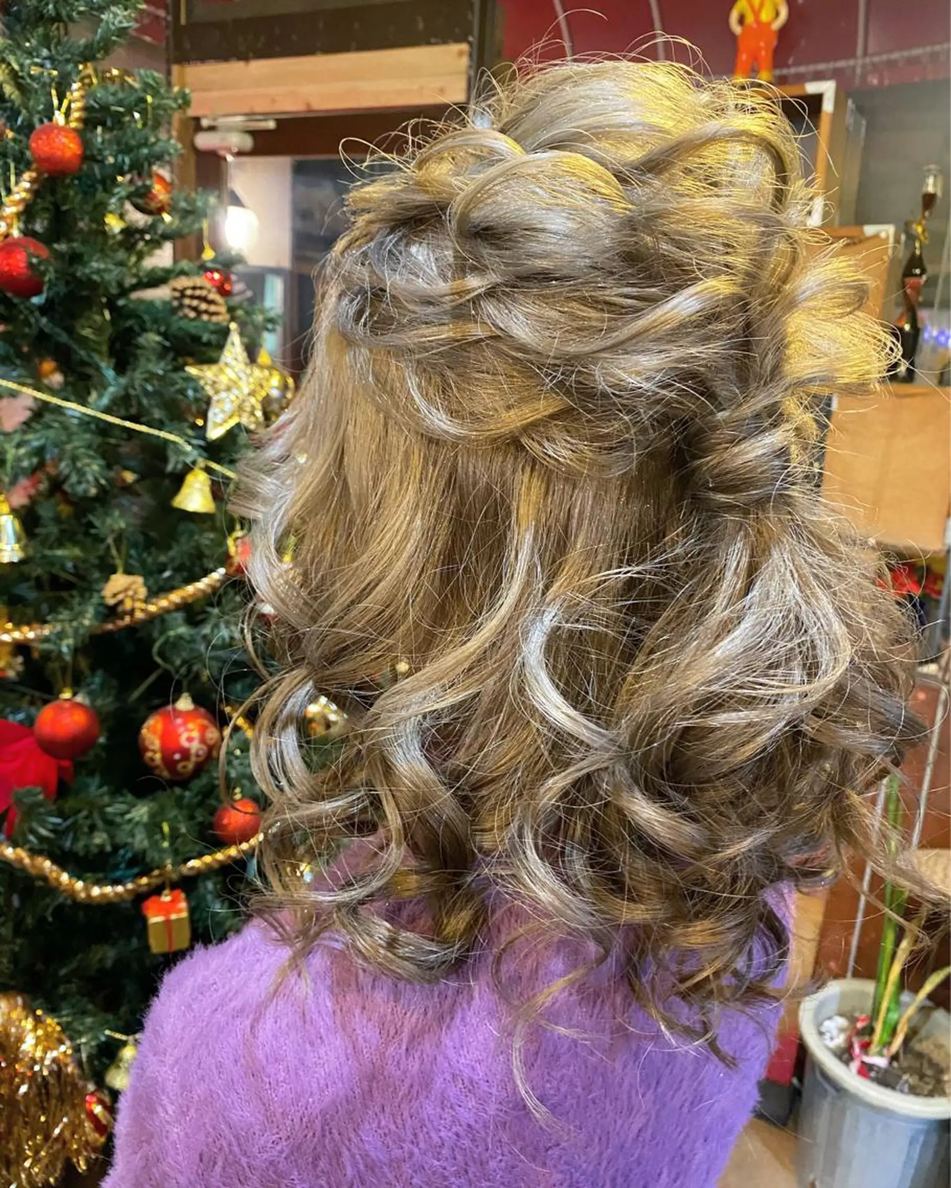 ミディアム ヘアアレンジ 玉木 育実のヘアスタイル